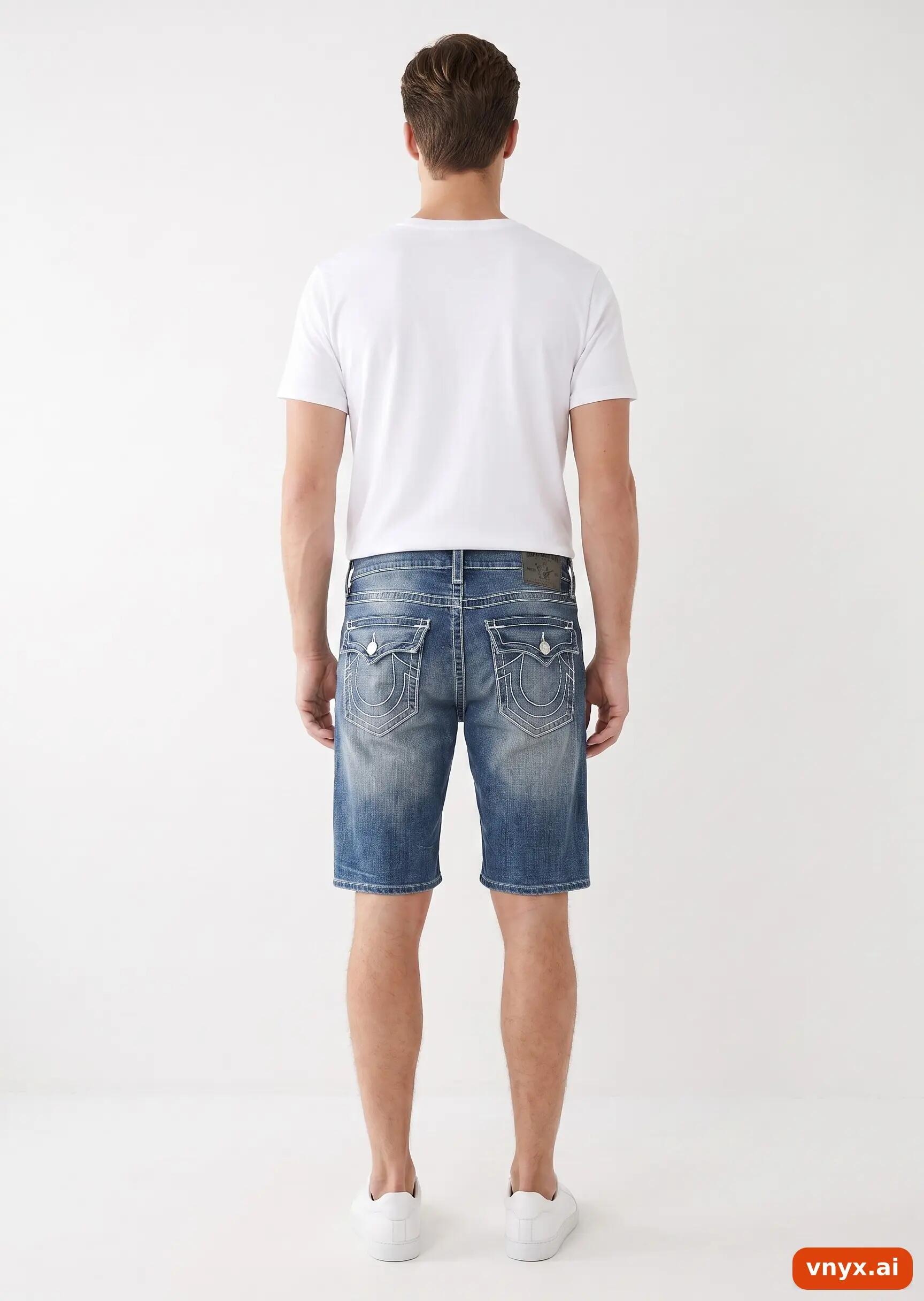 Second Life - Vintage True Religion Navy Shorts Men 46 4/5