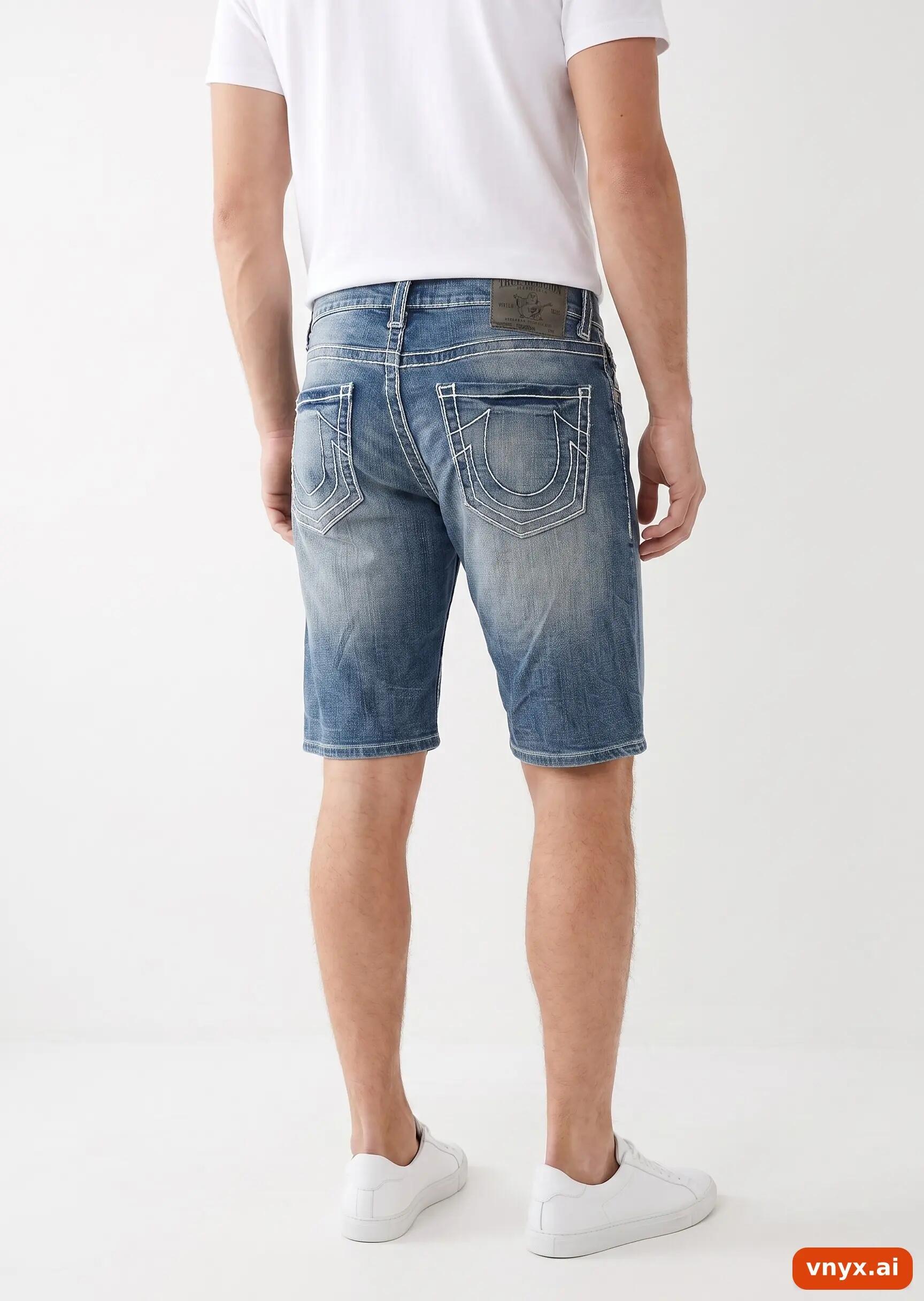 Second Life - Vintage True Religion Navy Shorts Men 46 2/5