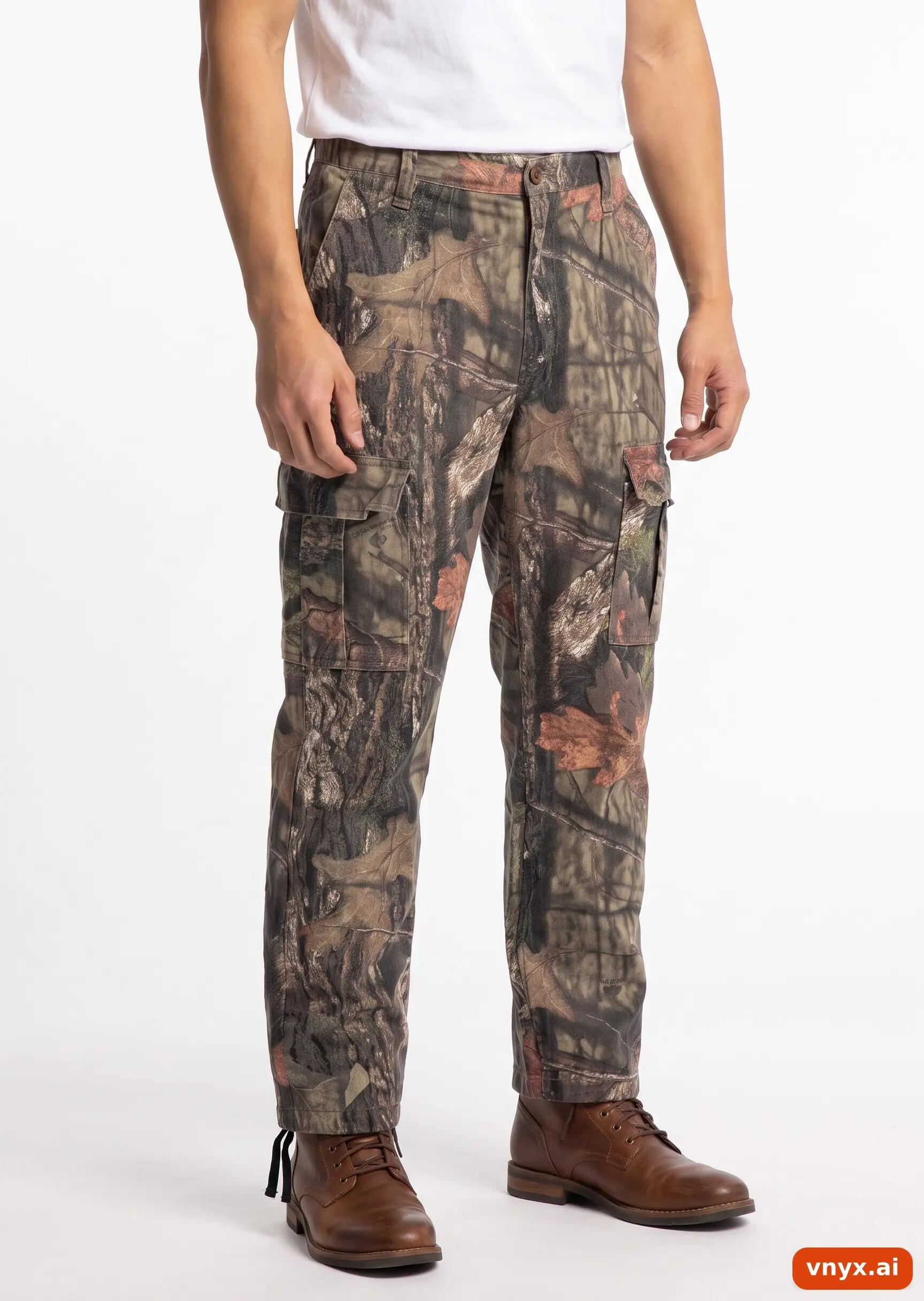 Second Life - Vintage Mossy Oak Camouflage Trousers Men 36 38 5/5