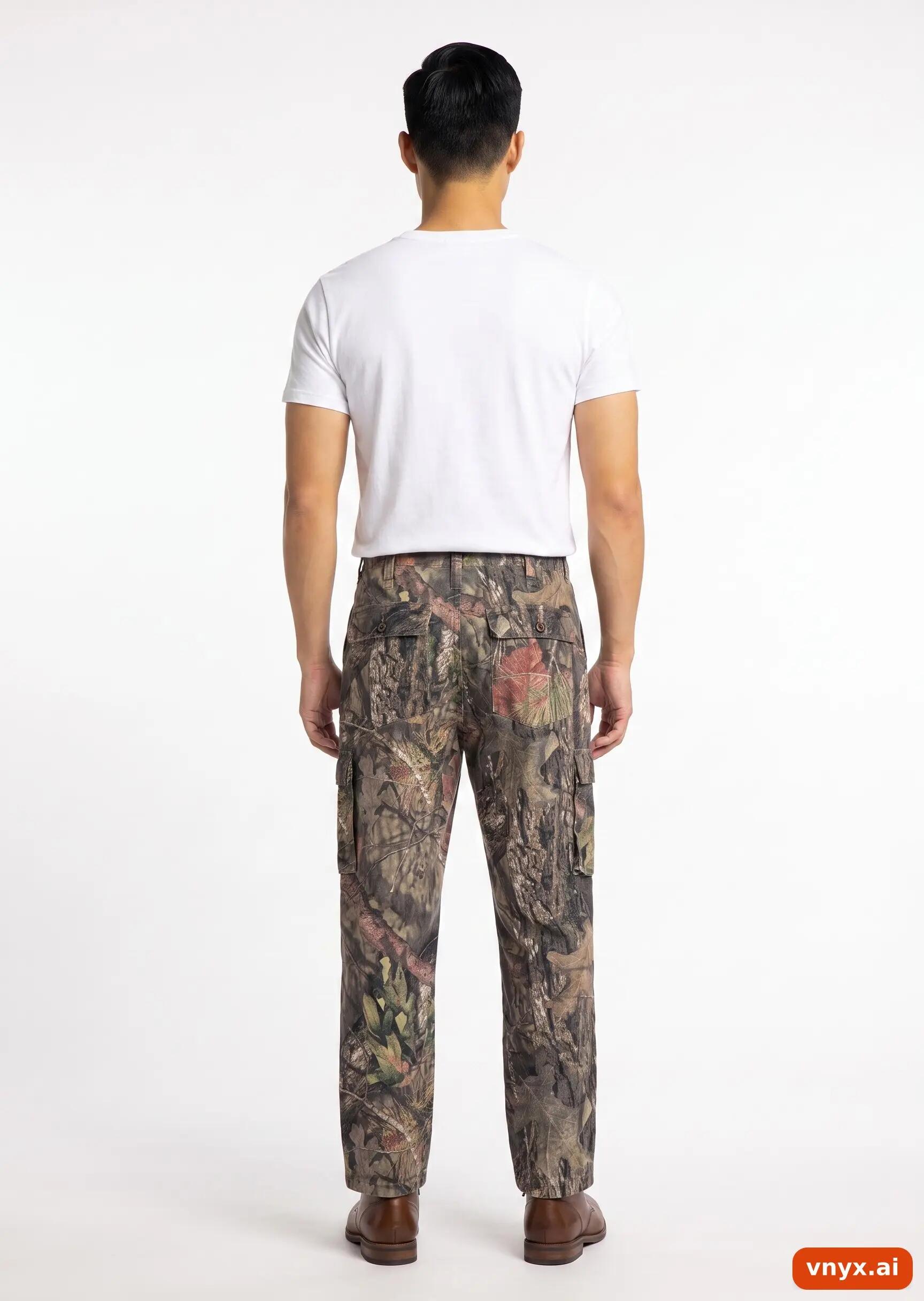 Second Life - Vintage Mossy Oak Camouflage Trousers Men 36 38 4/5