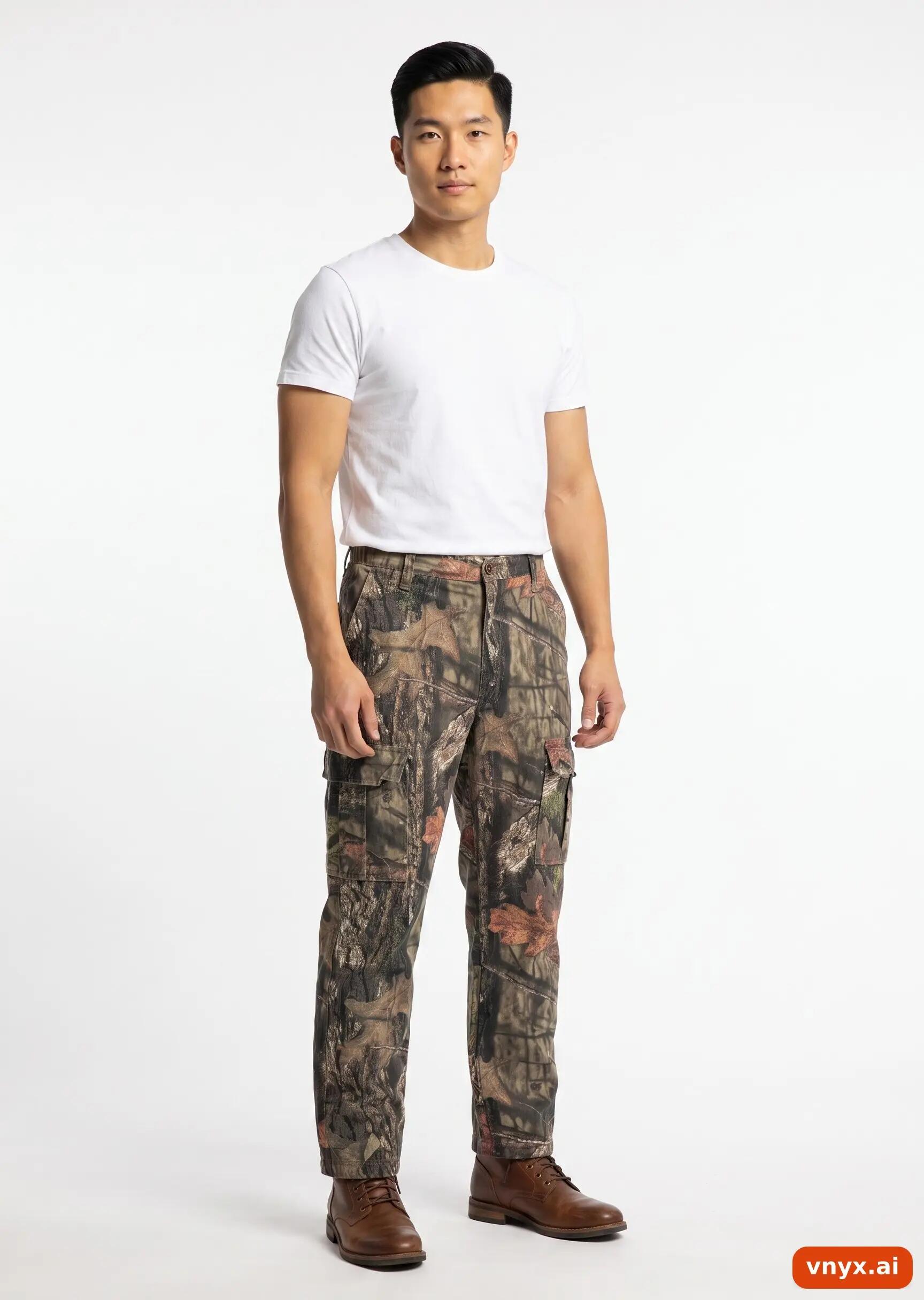 Second Life - Vintage Mossy Oak Camouflage Trousers Men 36 38 3/5