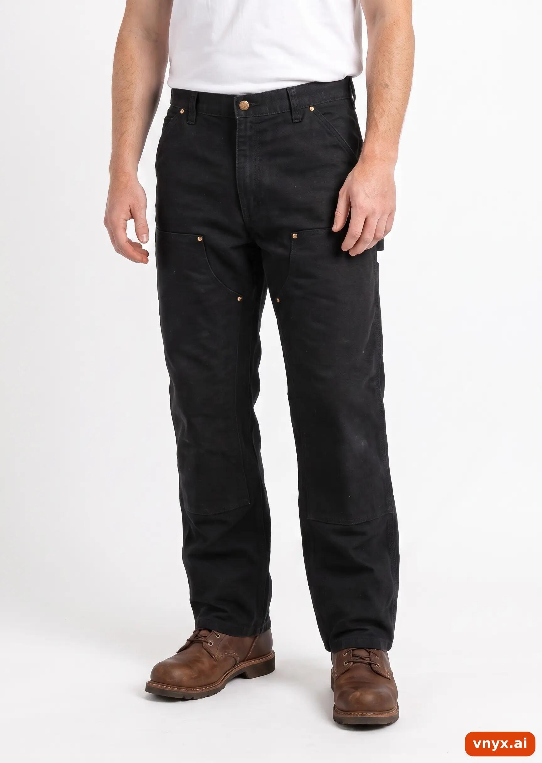 Second Life - Vintage Carhartt Black Trousers Men 38 30 1/5