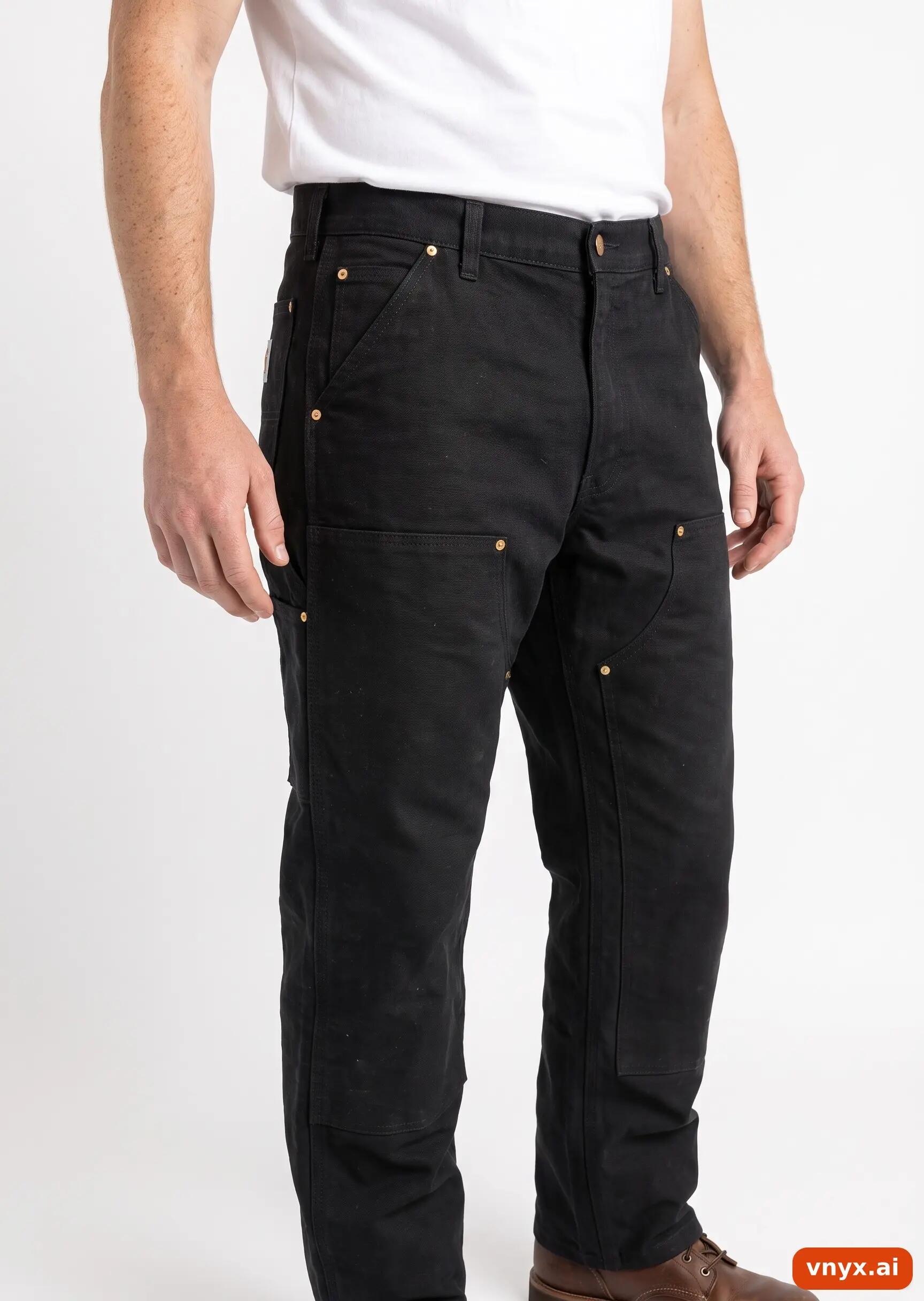 Second Life - Vintage Carhartt Black Trousers Men 38 30 5/5