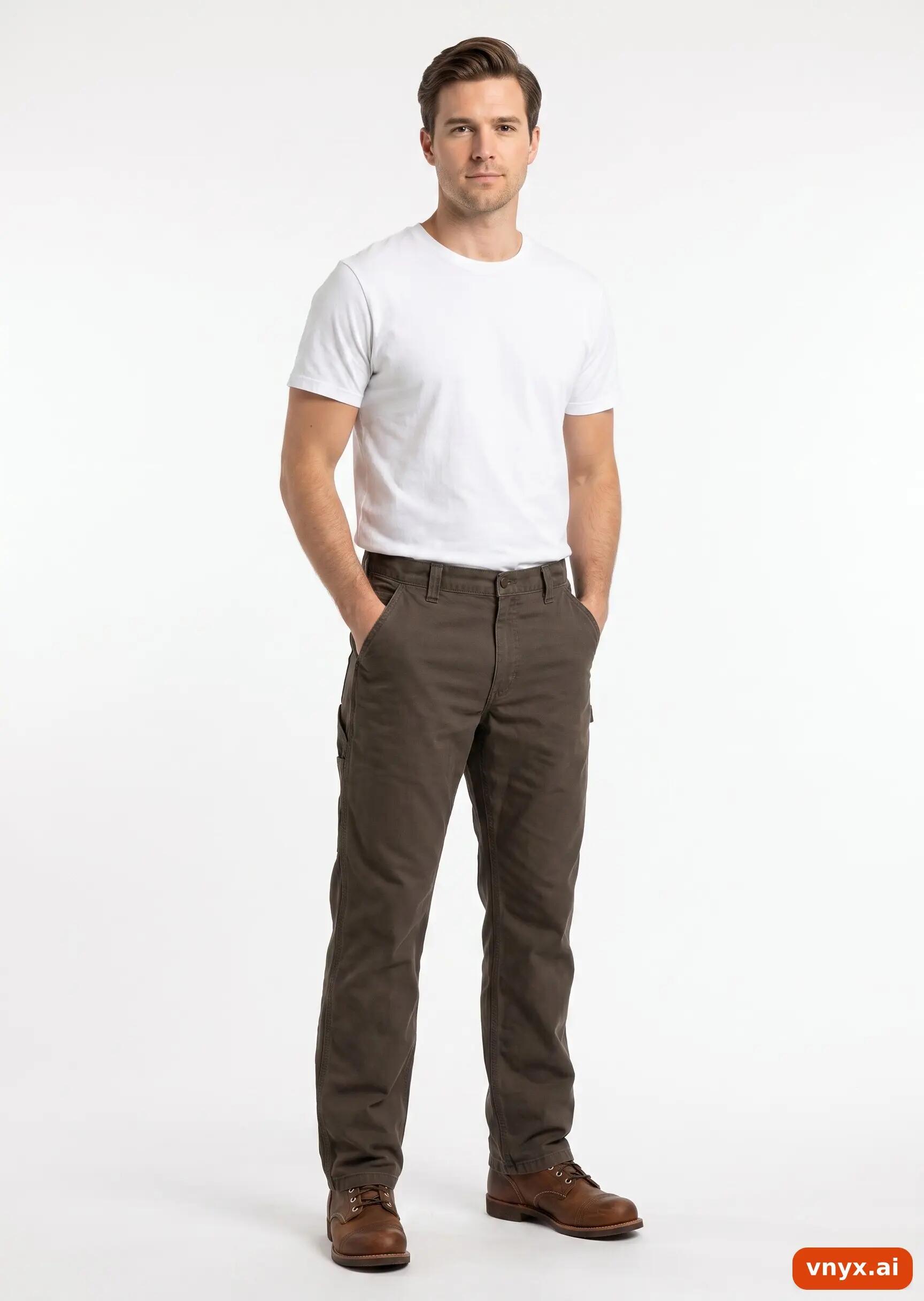 Second Life - Vintage Carhartt Olive Trousers Men 38 30 3/5