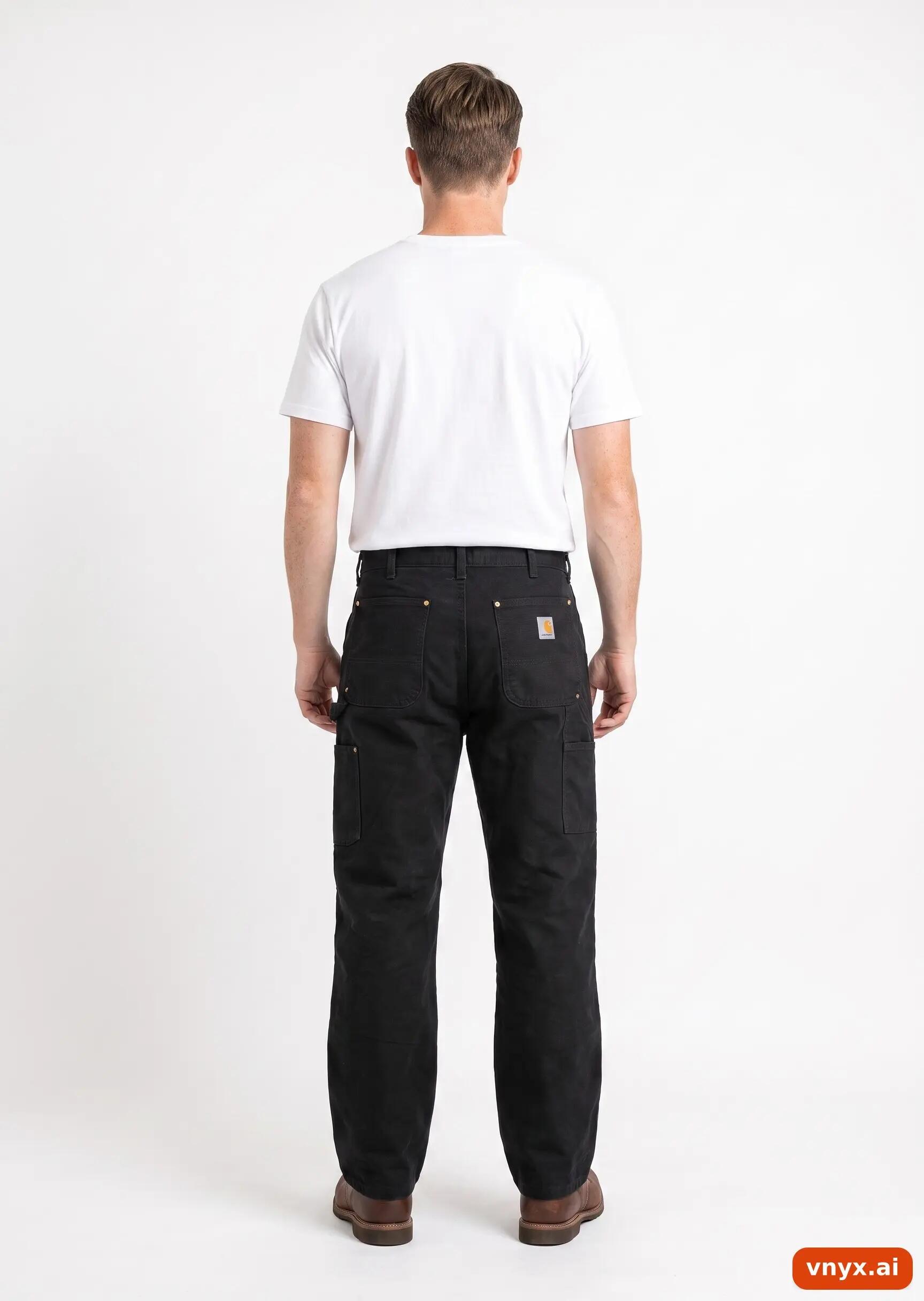 Second Life - Vintage Carhartt Black Trousers Men 38 30 4/5