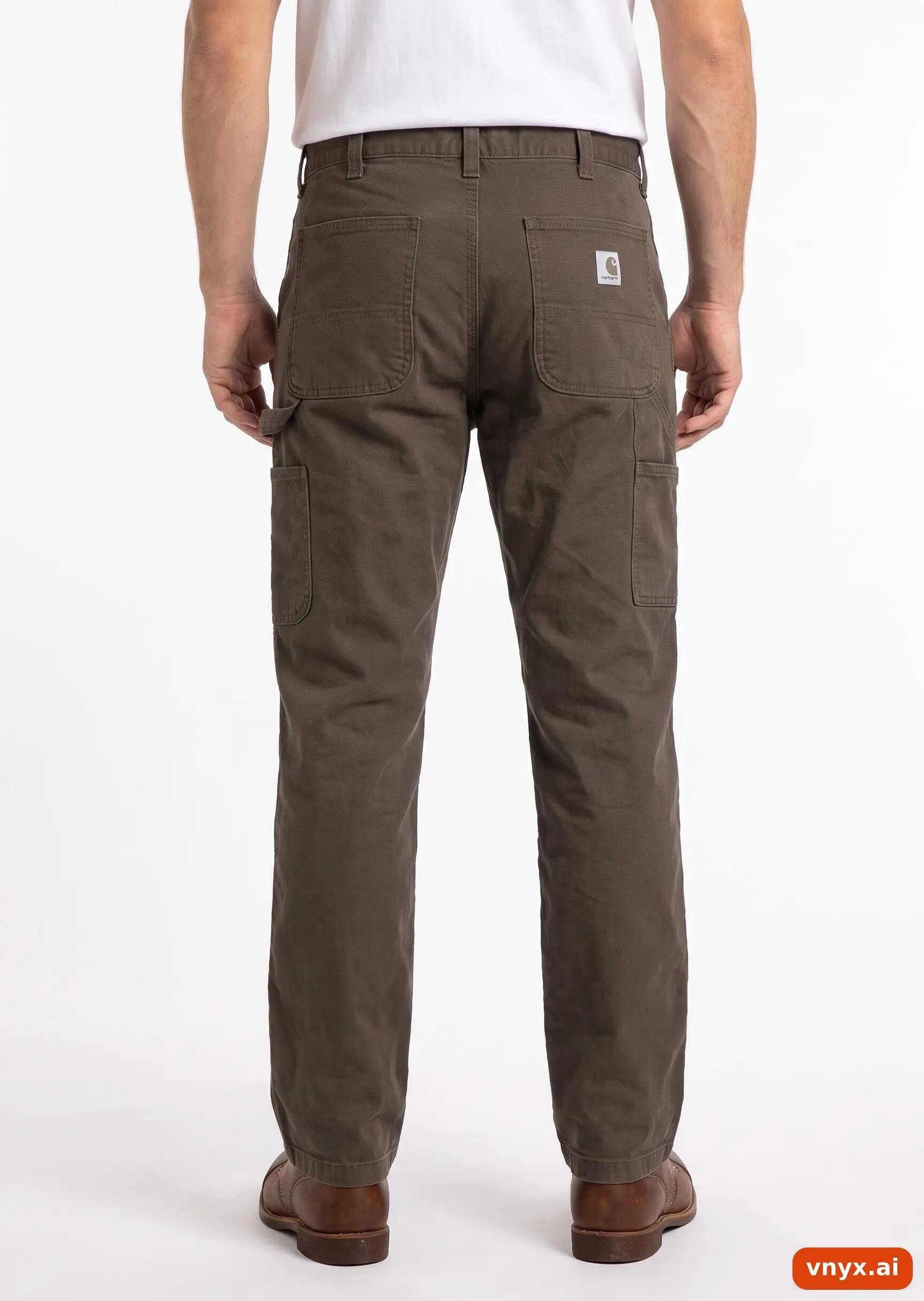 Second Life - Vintage Carhartt Olive Trousers Men 38 30 2/5