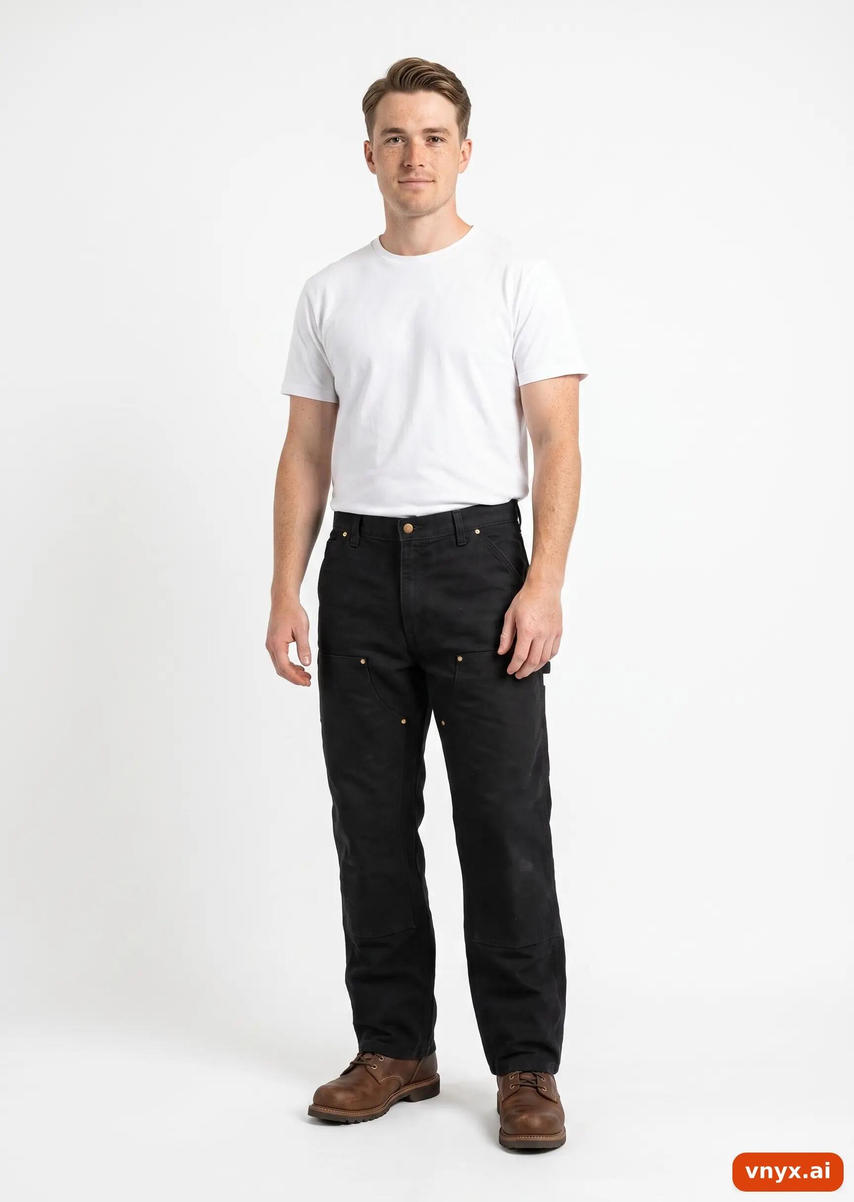 Second Life - Vintage Carhartt Black Trousers Men 38 30 3/5