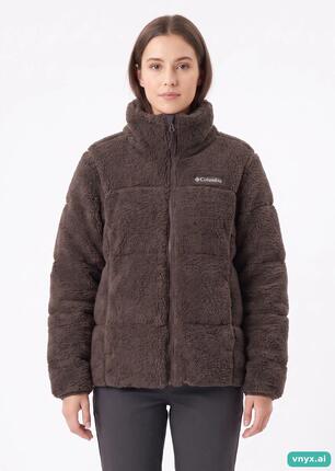 Second Life - Vintage Columbia Sportswear Deep Brown Fleece Jacket Women S