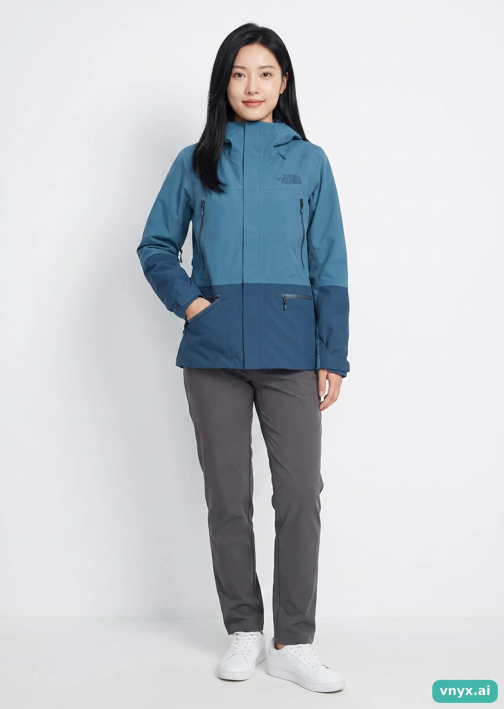 Second Life - The North Face Outdoor Jacket in Teal size M 3/5