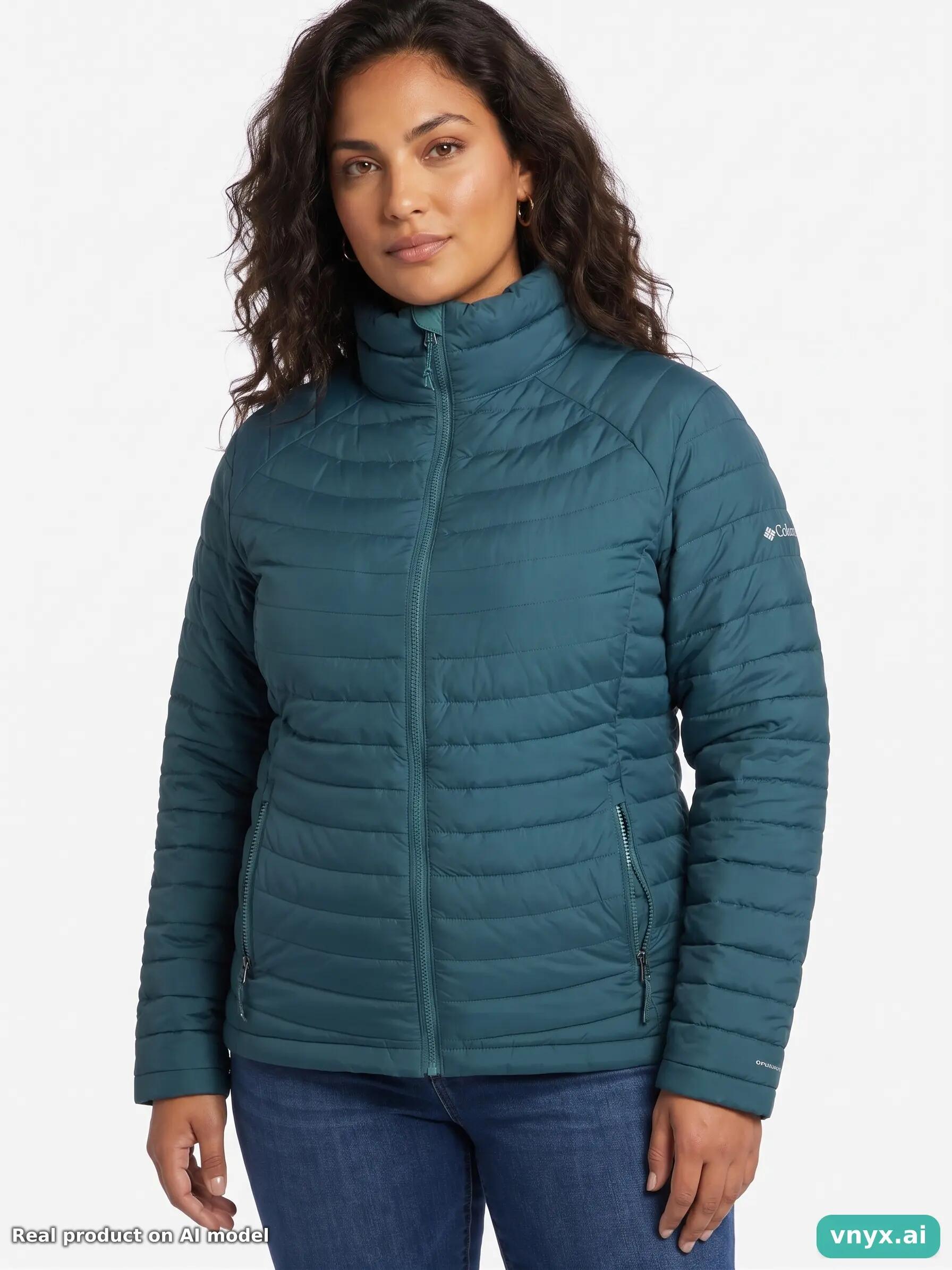 Second Life - Columbia Puffer Jacket in Teal size L 5/5