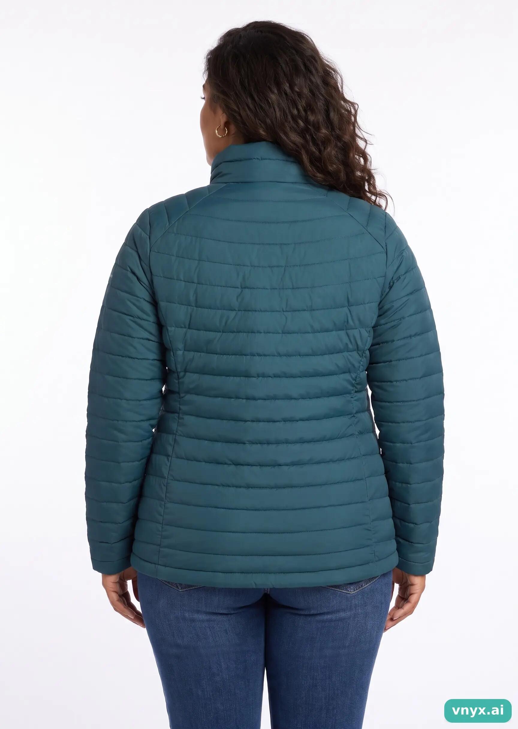 Second Life - Columbia Puffer Jacket in Teal size L 2/5