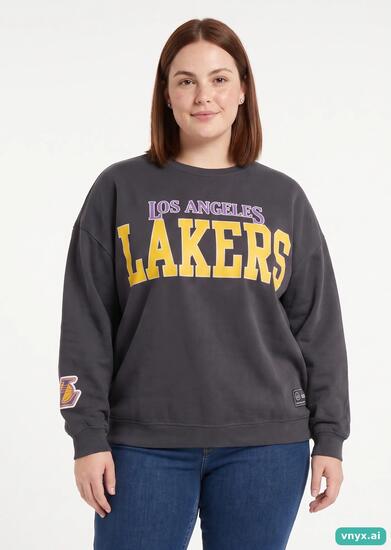 Second Life - Oversized Los Angeles Lakers Sweatshirt in Black size XL