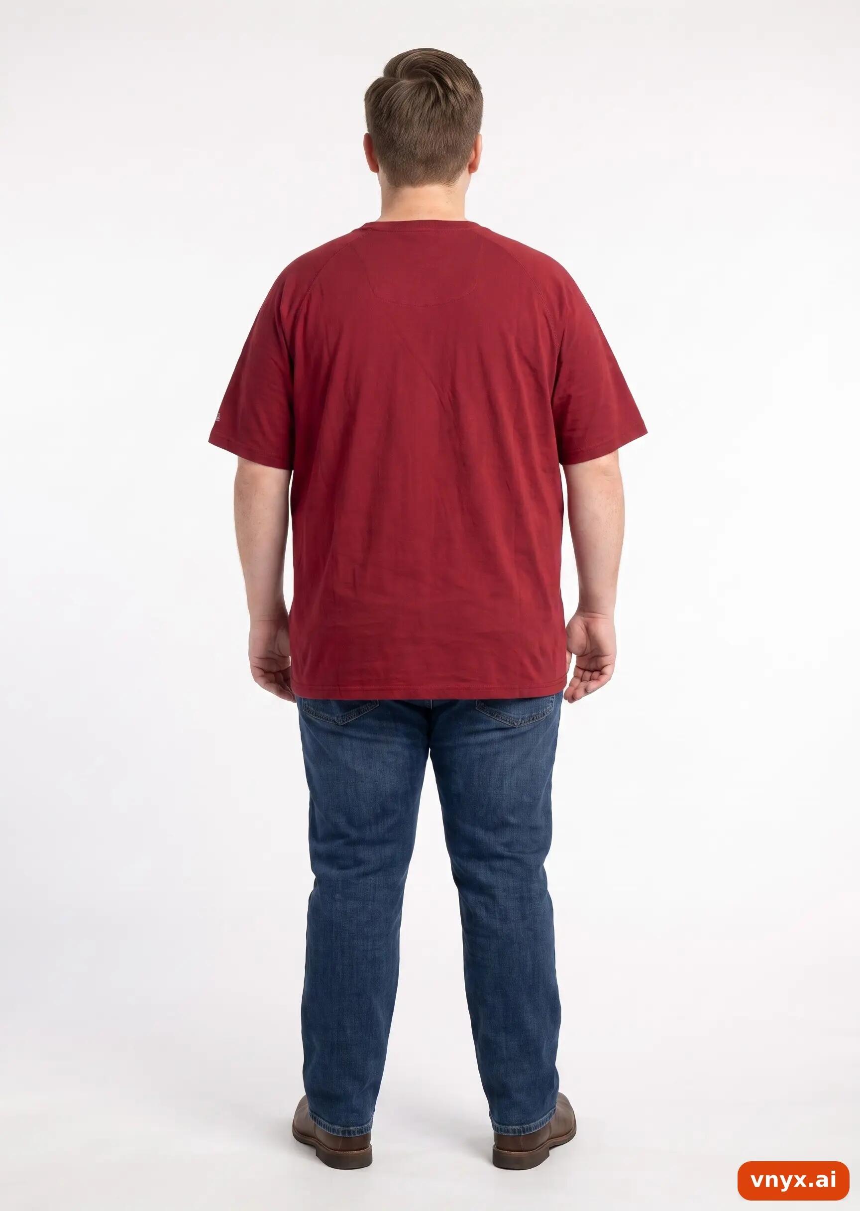 Second Life - Vintage Carhartt Burgundy T-Shirt Men XXL 4/5