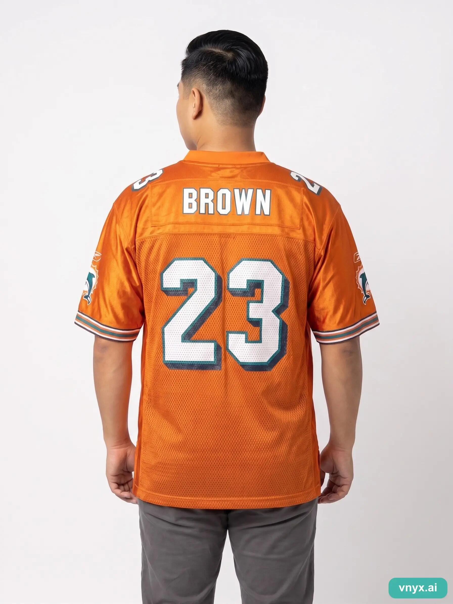 Second Life - Vintage NFL Bright Orange T-Shirt Men L 2/5