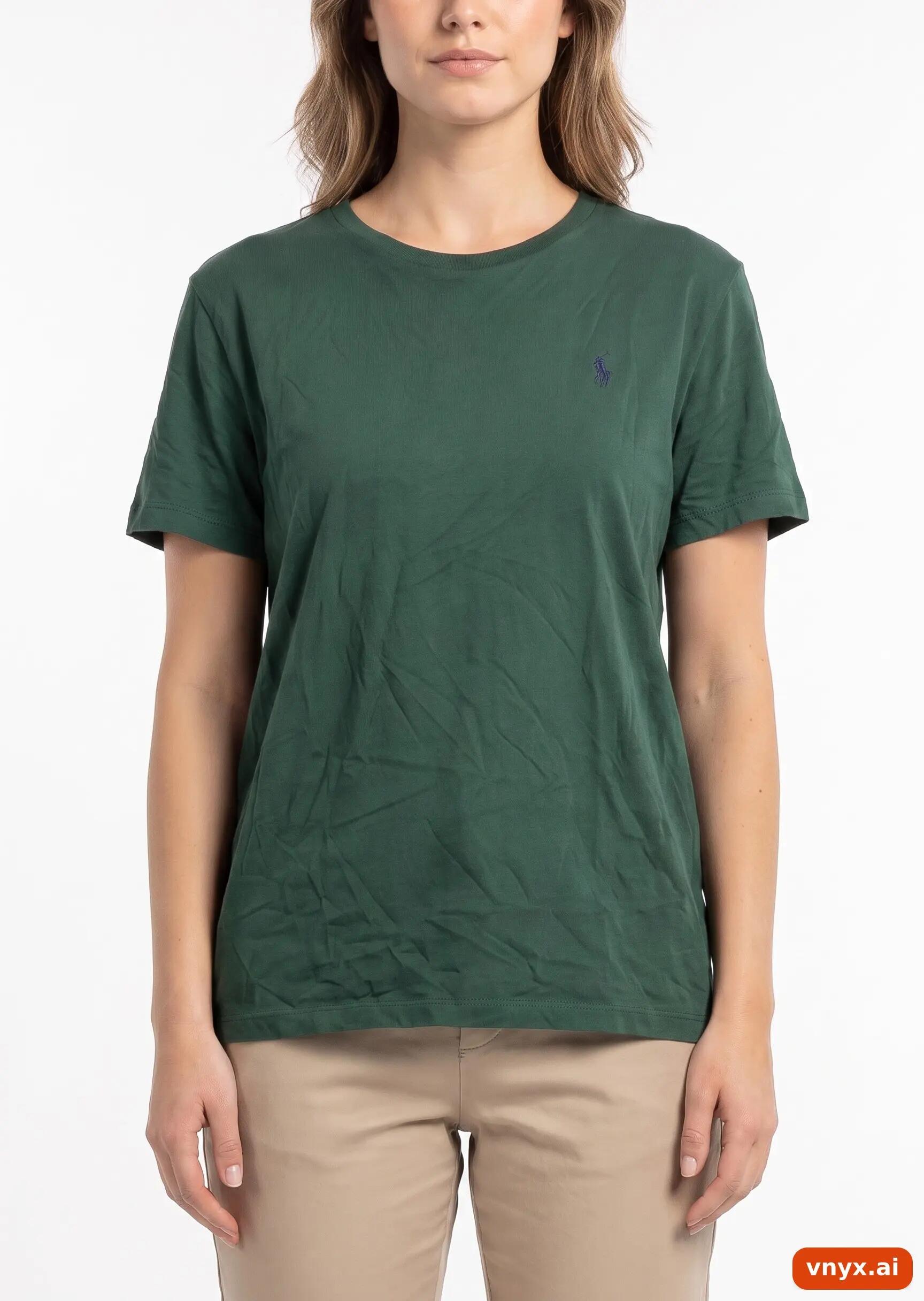 Second Life - Vintage POLO RALPH LAUREN Forest Green T-Shirt 5/5