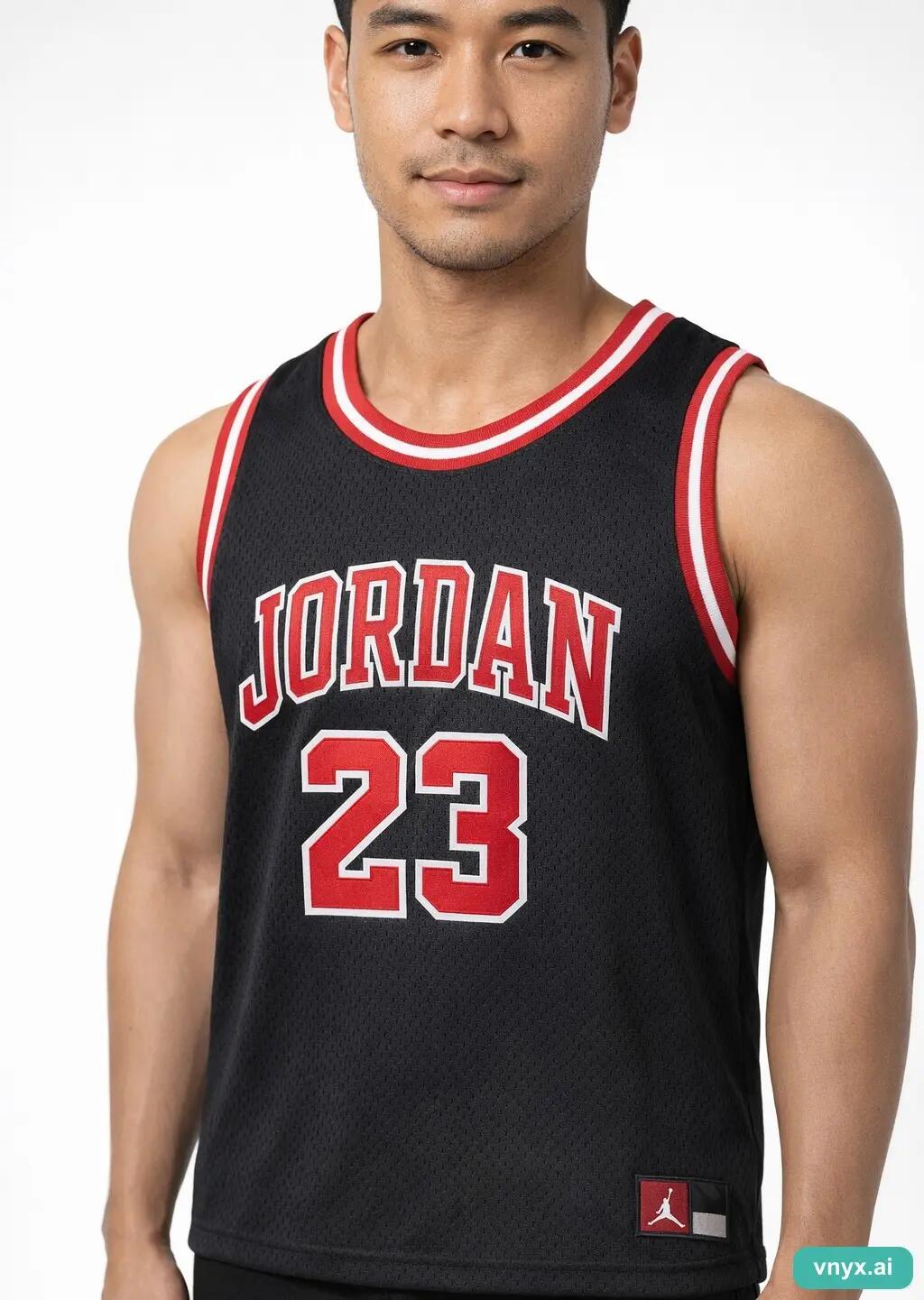 Second Life - Vintage Air Jordan Black Tank Top Men 5/5