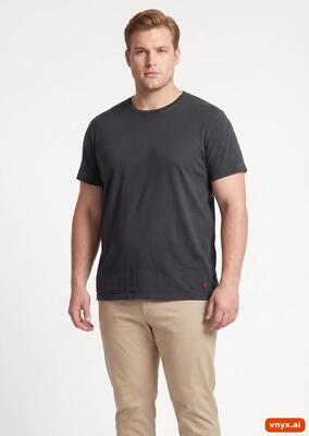 Second life - vintage polo ralph lauren black t-shirt men xxl