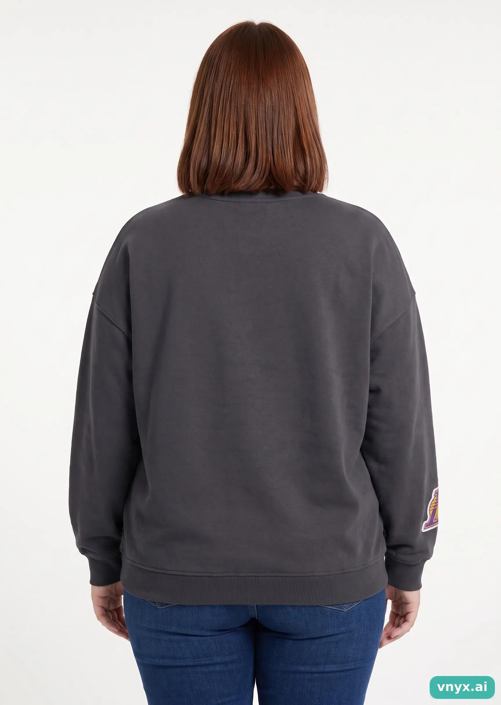Second Life - Oversized Los Angeles Lakers Sweatshirt in Black size XL 2/5