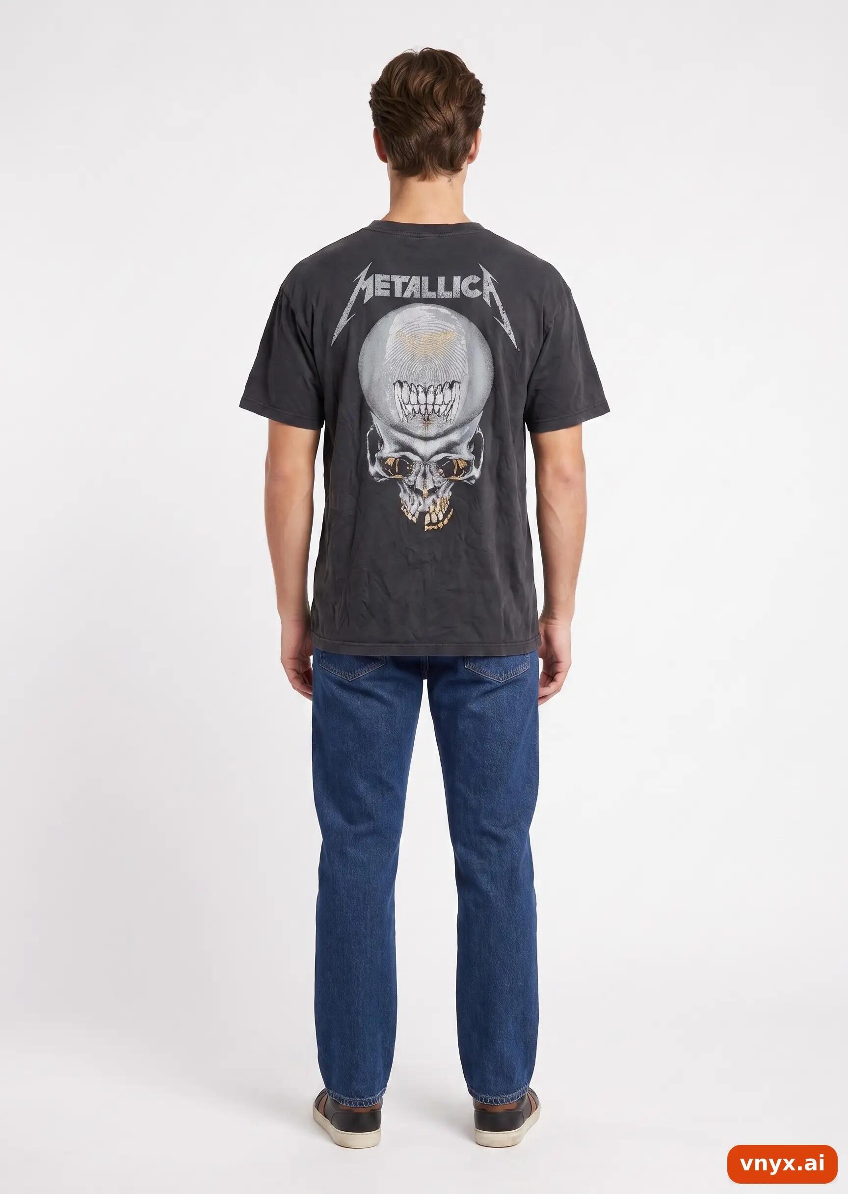 Second Life - Vintage Fruit of the Loom Black T-Shirt Men XL 4/5
