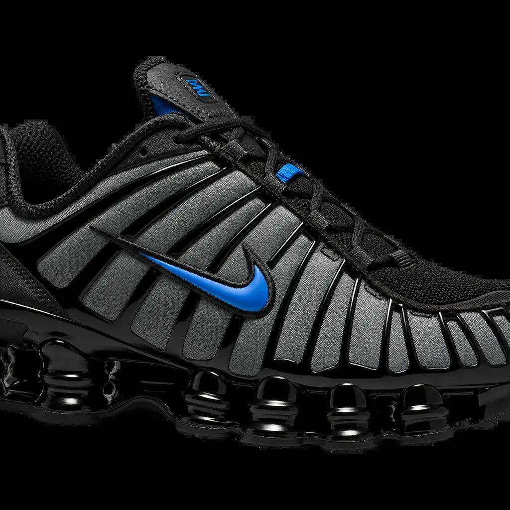 Pánske - tenisky - obuv - lesklé - Nike Shox TL SE - čierne