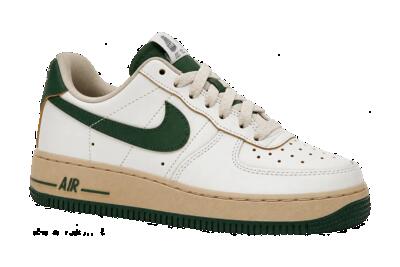 Dames sneakers lowtop bicolor air force 1 low '07 lv8 groen