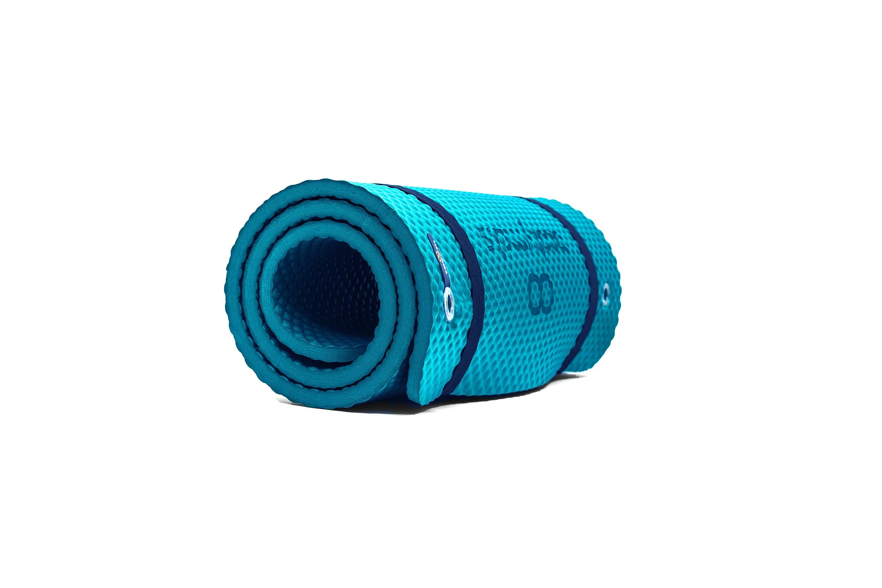 Tapis de sol rembourré Confort maximal pour Fitness et Pilates. 160x60cm. Aqua 2/5