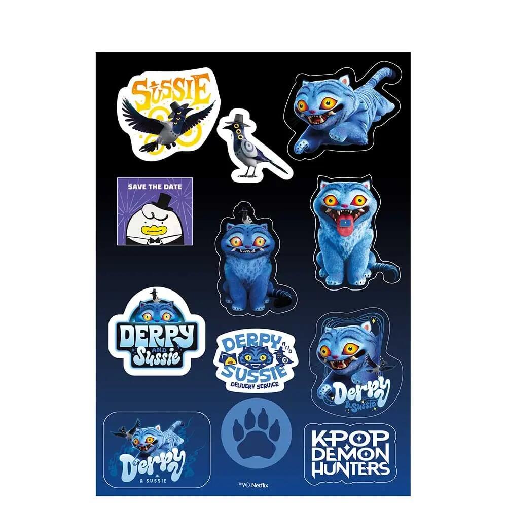 Set van 12 stickers K-Pop Demon Hunters Derpy 10,5 x 14,8 cm 2/2