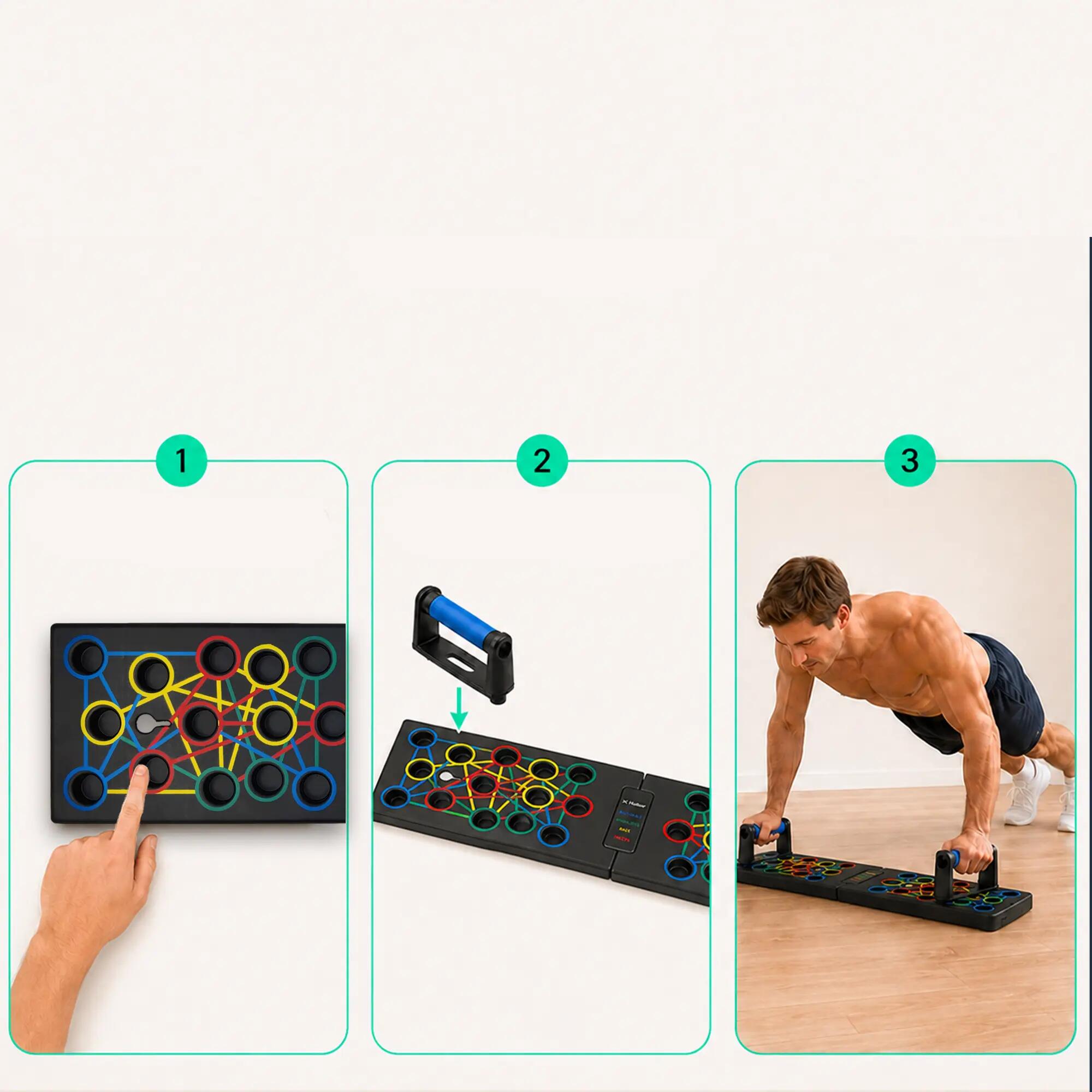 Planche de pompes musculation 24 positions 4/5