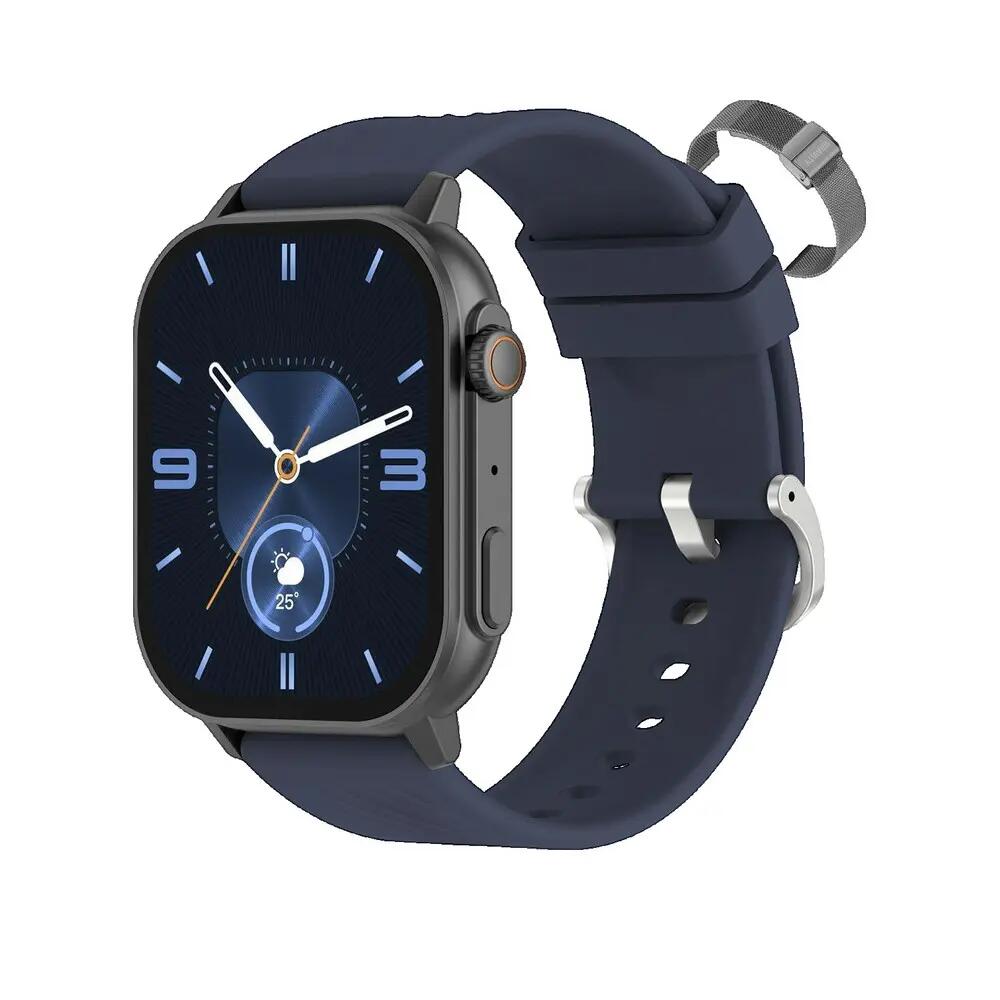 Montre connectée Gravity GT15-4 avec bracelet en silicone bleu 2/3