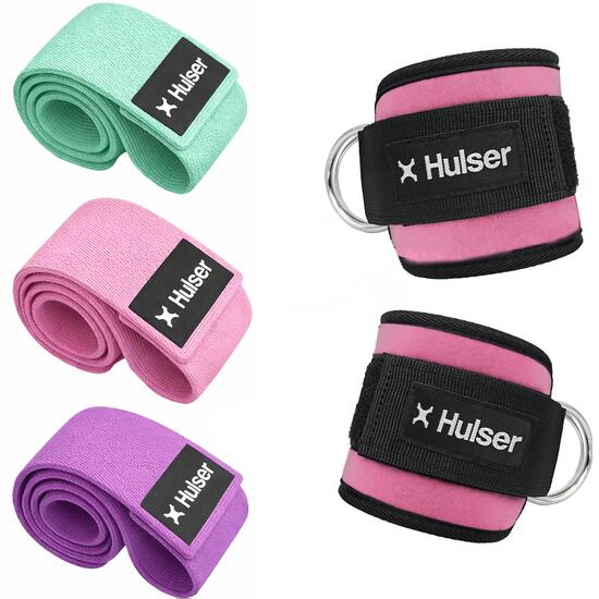Ankle straps fitness met 3 booty bands 8–32 kg