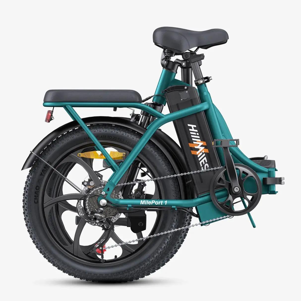 HillMiles MilePort 1 E-Bike Dobrável Autonomia 60km Pneus 20" IPX4 4/7