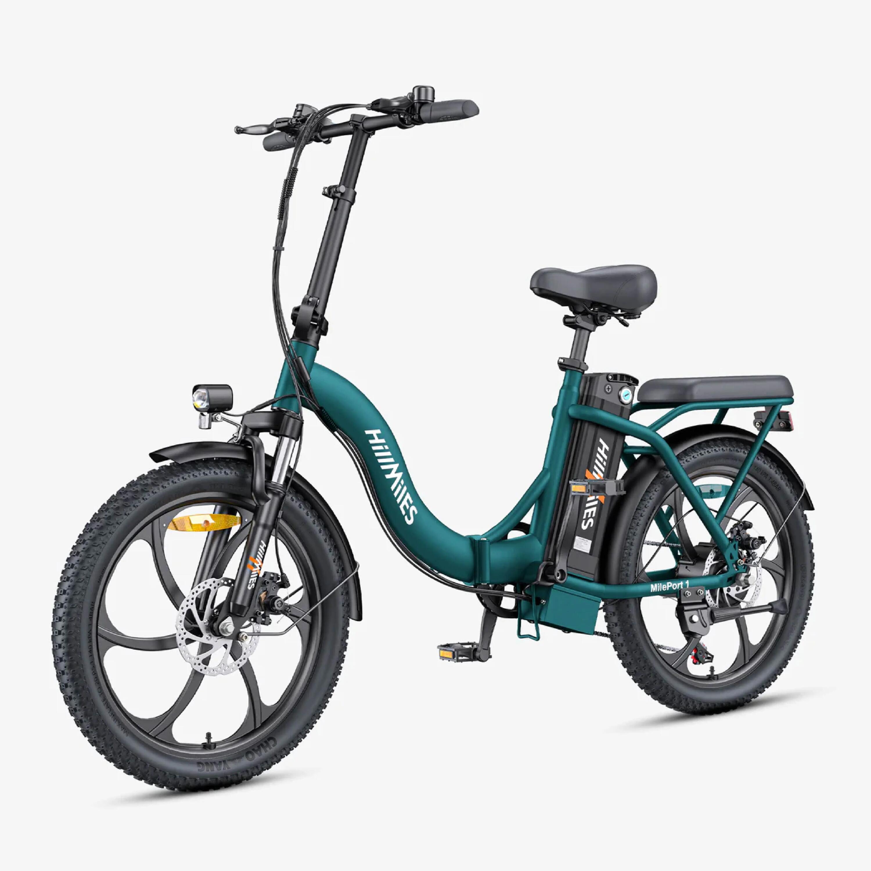 HillMiles MilePort 1 E-Bike Dobrável Autonomia 60km Pneus 20" IPX4 3/7