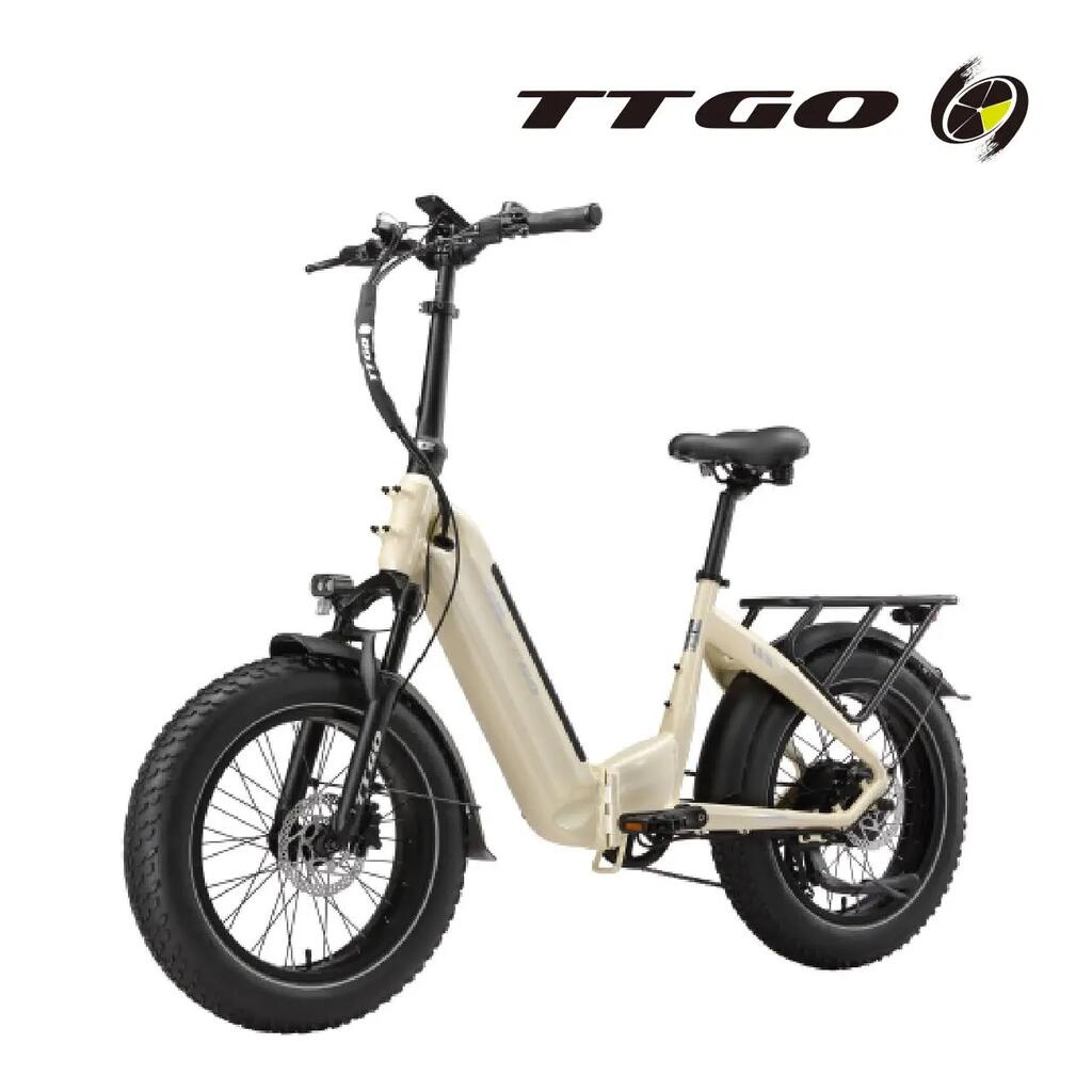 Skladací elektrický bicykel TTGO F6Boost, 20", 48V 18AH batéria, 250W