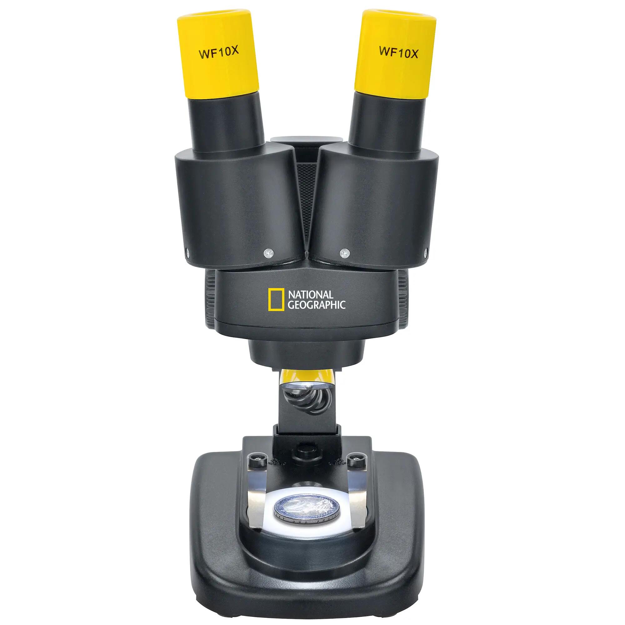 NATIONAL GEOGRAPHIC Microscópio Estereoscópico Binocular com Iluminação LED 3/7