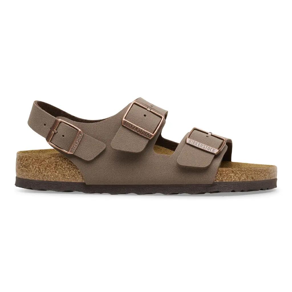 Sandalias Milano de mujer - dos correas, marrón 3/5