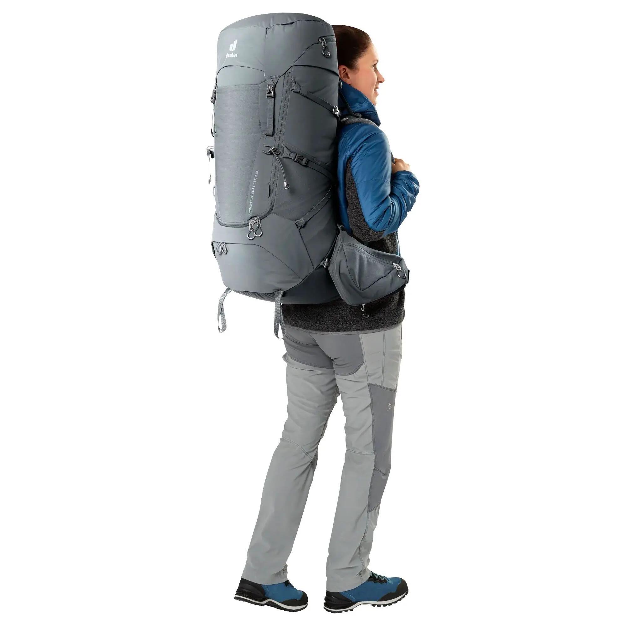 Sac à dos de trekking - femme - Aircontact Core 55+10 SL - dos réglable 9/15