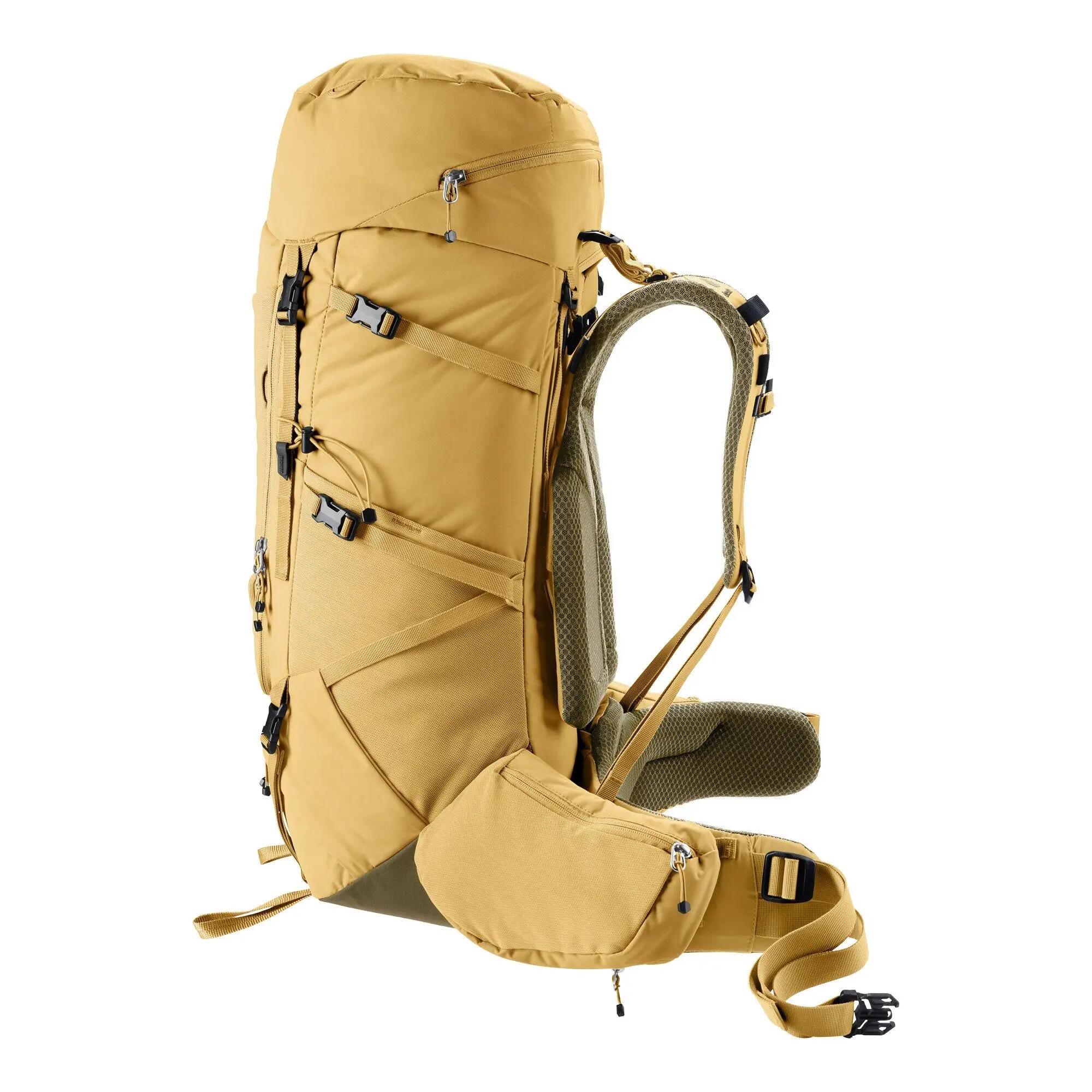 Trekkingrugzak - dames - Aircontact Core 45+10 SL - verstelbaar - geel 8/15