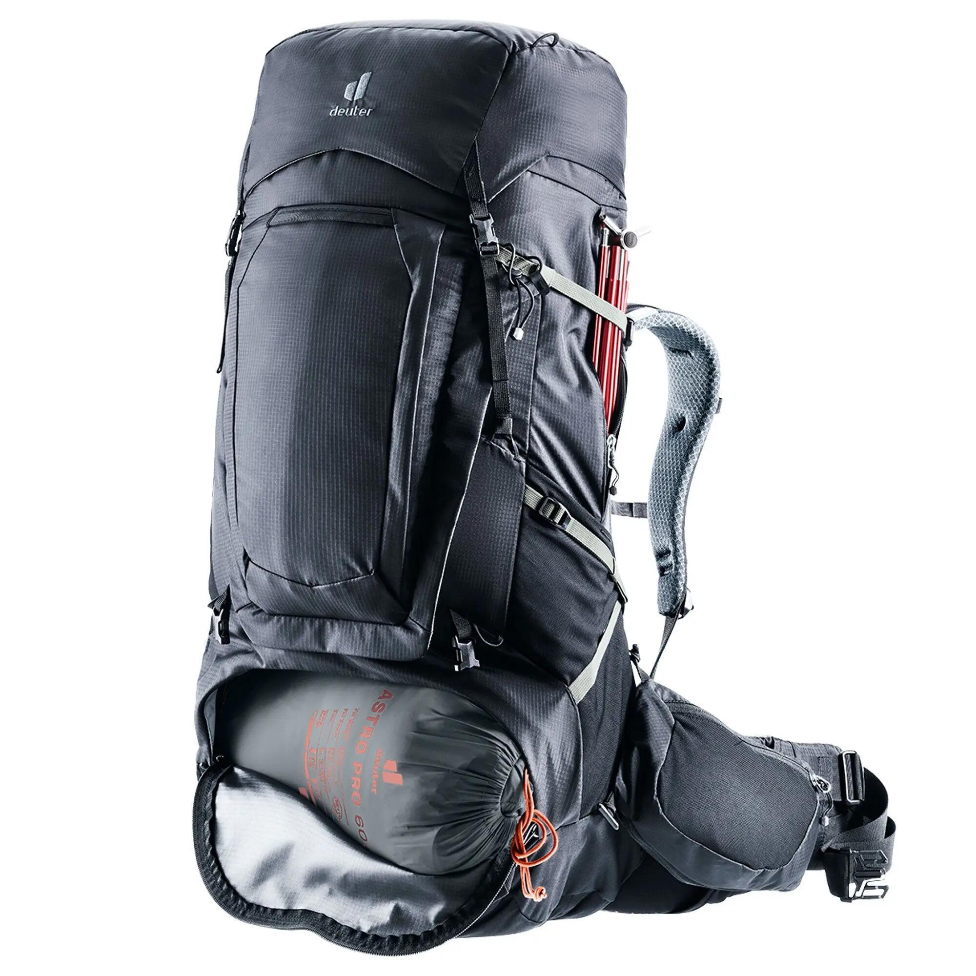 Trekkingrucksack - Wandern - Aircontact Pro 75+10 - vielseitig, stabil, schwarz 14/15
