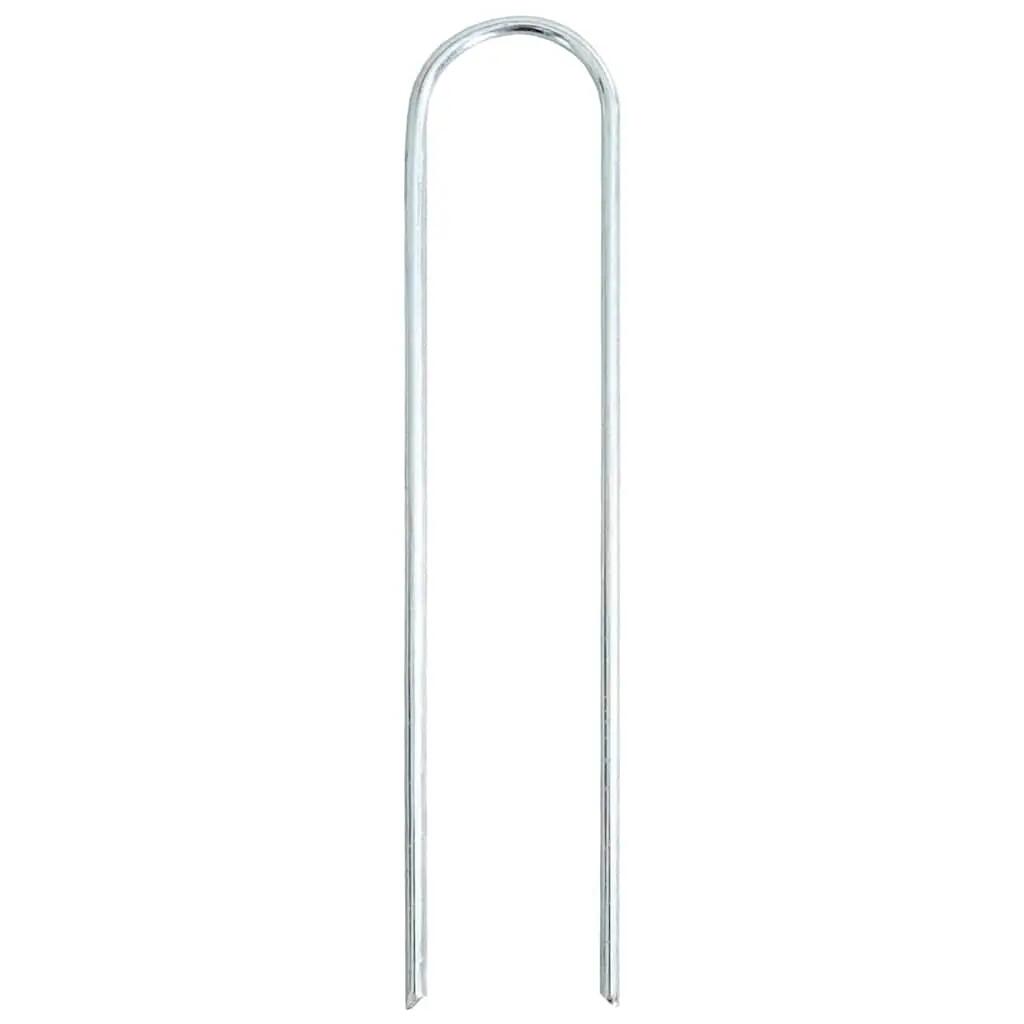 VidaXL Haki gruntowe U 25 szt. 20x3,5 cm ocynkowana stal 2/5