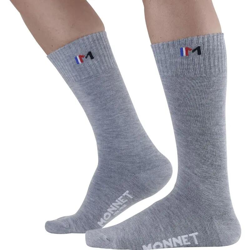 Chaussette de Randonnée Double Monnet "Twin Trek" Gris 35 - 36 3/5