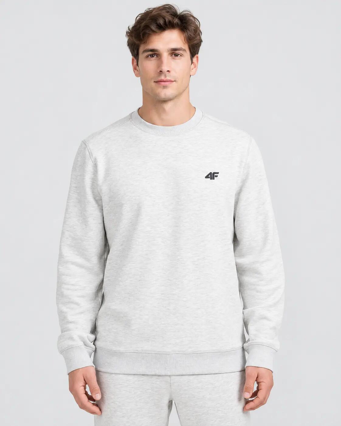 Bluza męska bez kaptura 4F 4FWMM00TSWSM2549 3/3