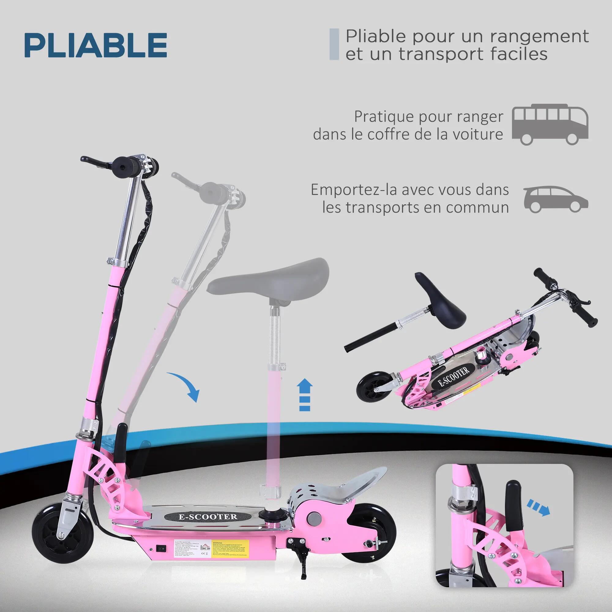 Trottinette électrique avec selle pour enfants 5/5