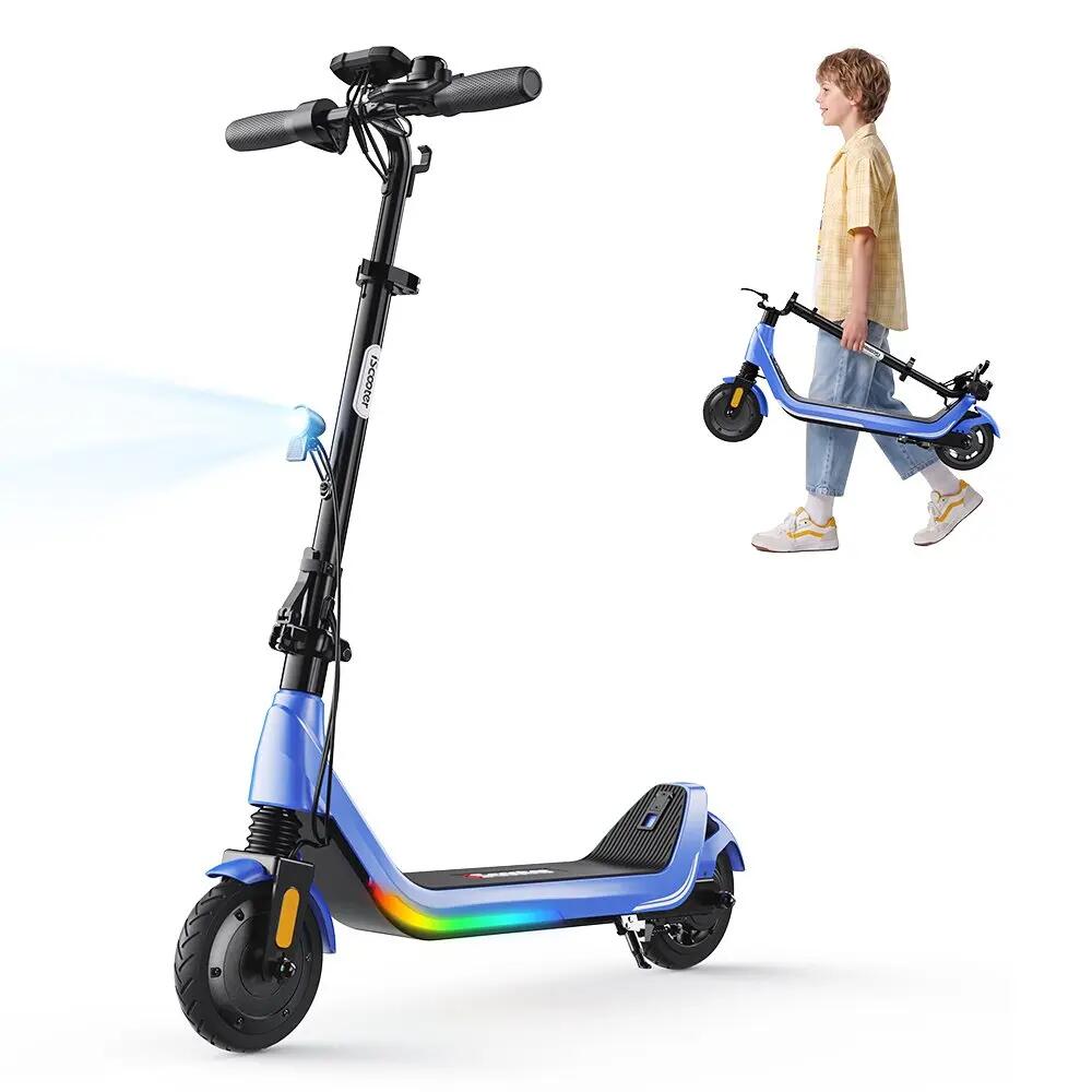 Trotinete elétrica infantil iK5LR com suspensão dianteira e bateria de 36 V 3/6