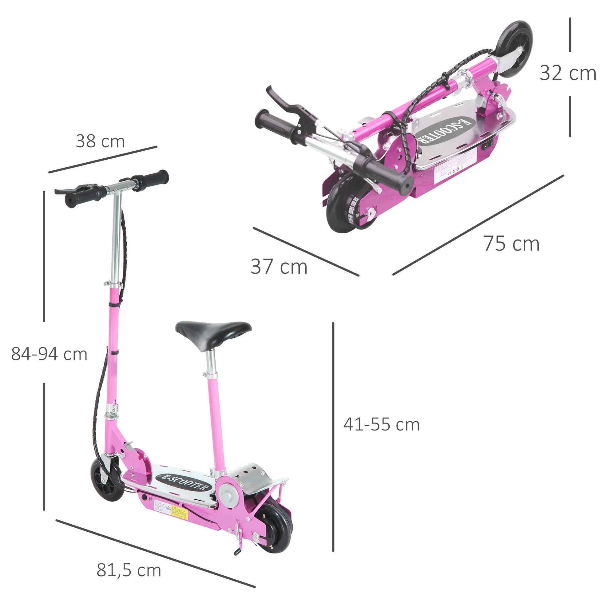 Trottinette électrique avec selle pour enfants 3/5