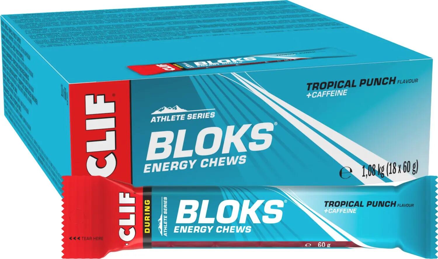 Clif Bar Bloks Energy Chews Tropical Punch Waldbeere 2/5