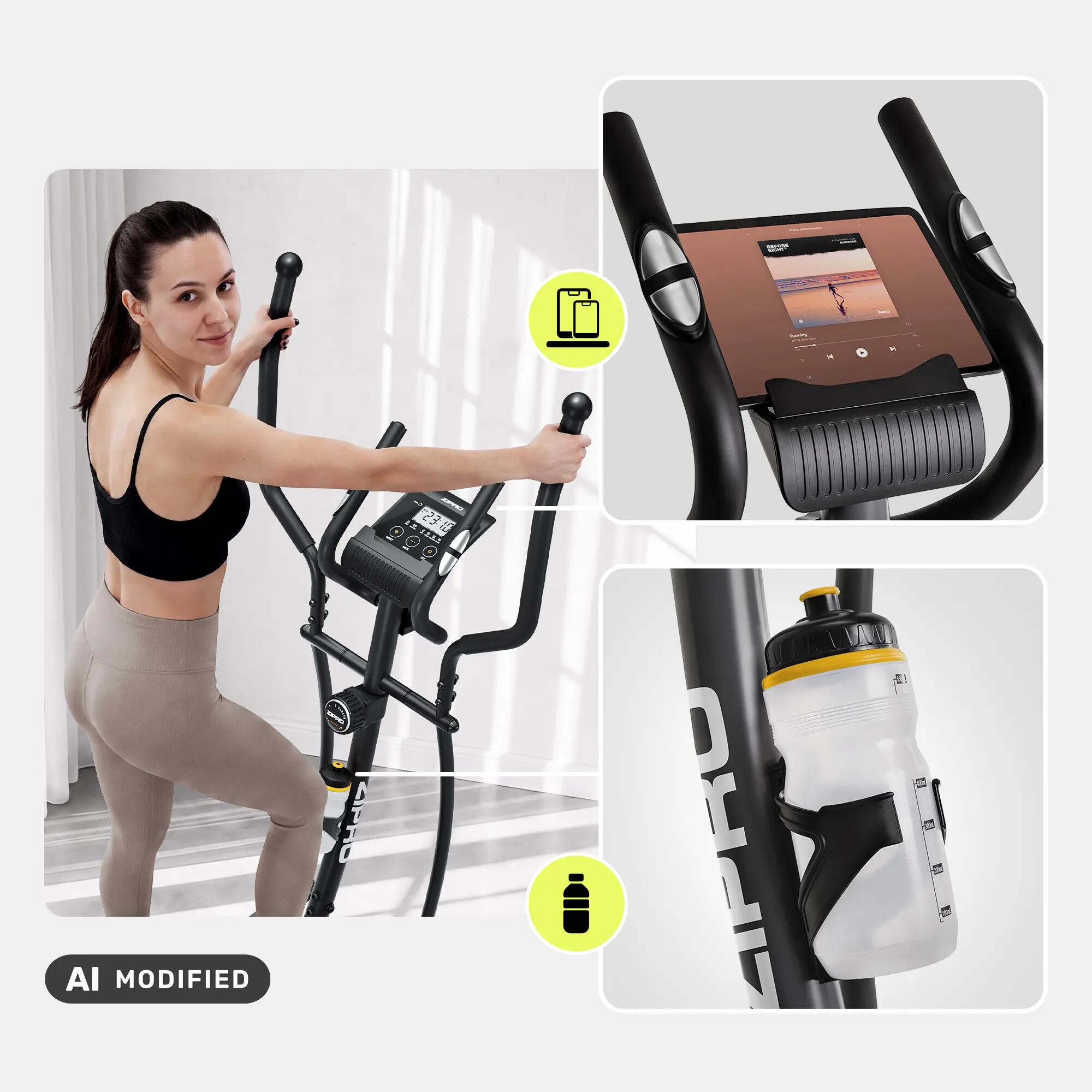 Elliptical Trainer ZIPRO Shox RS 8 Resistance Levels 5/15