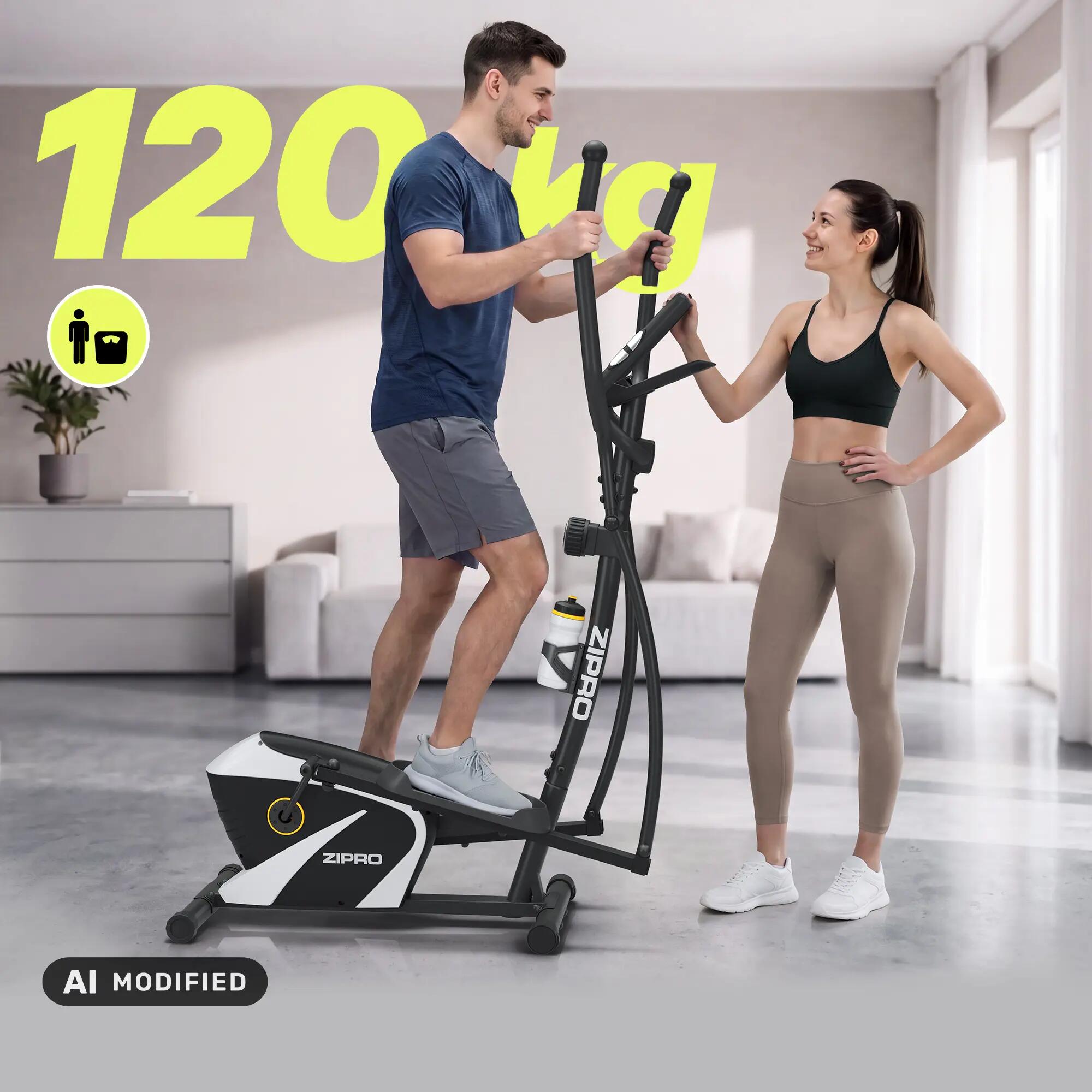 Elliptical Trainer ZIPRO Shox RS 8 Resistance Levels 2/15