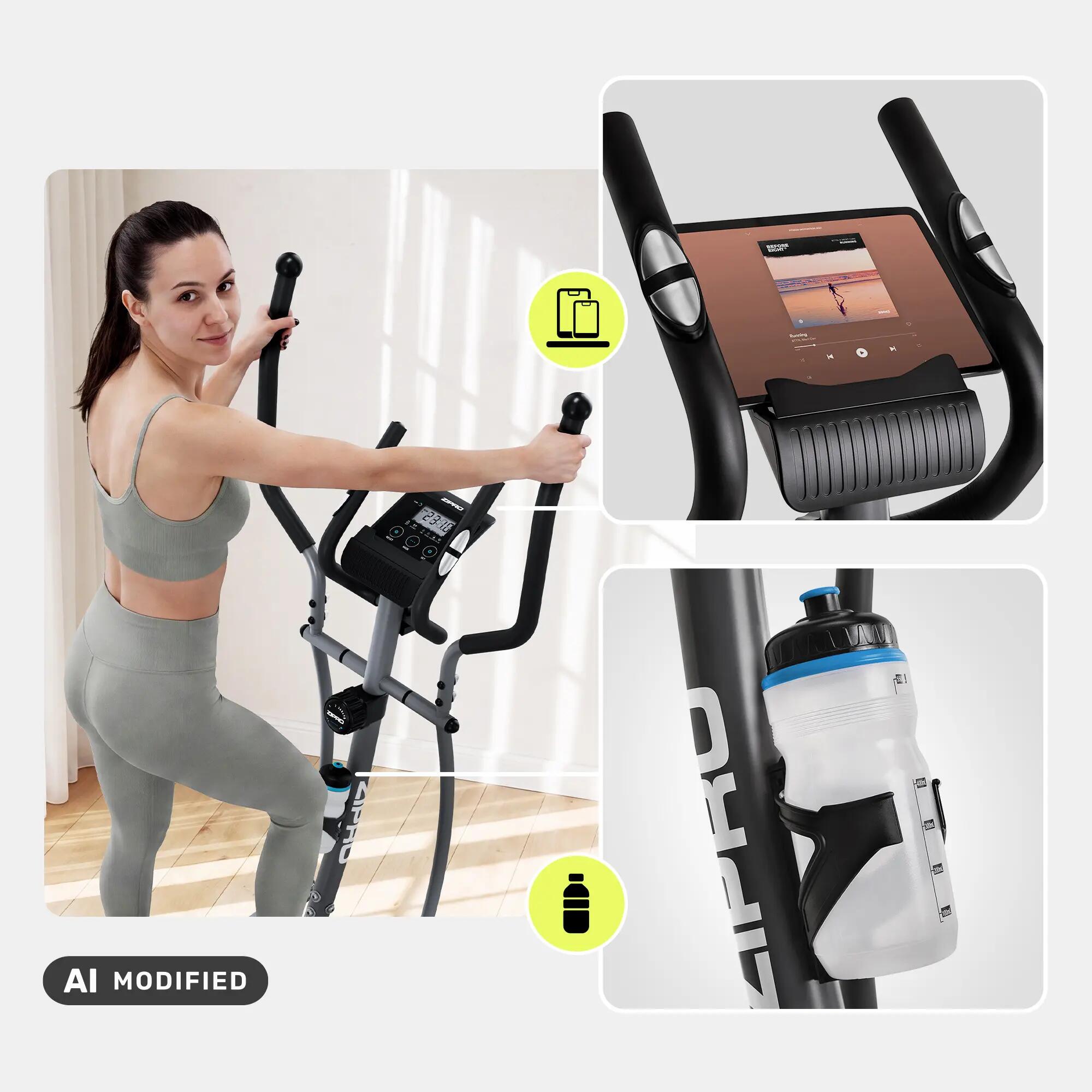Magnetický eliptický trenažér ZIPRO Shox na fitness a kardio 5/13