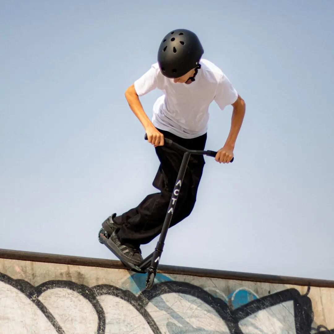 Patinete Freestyle KSP Negro - Niño y Niña 8-14 Años y Adulto 2/9