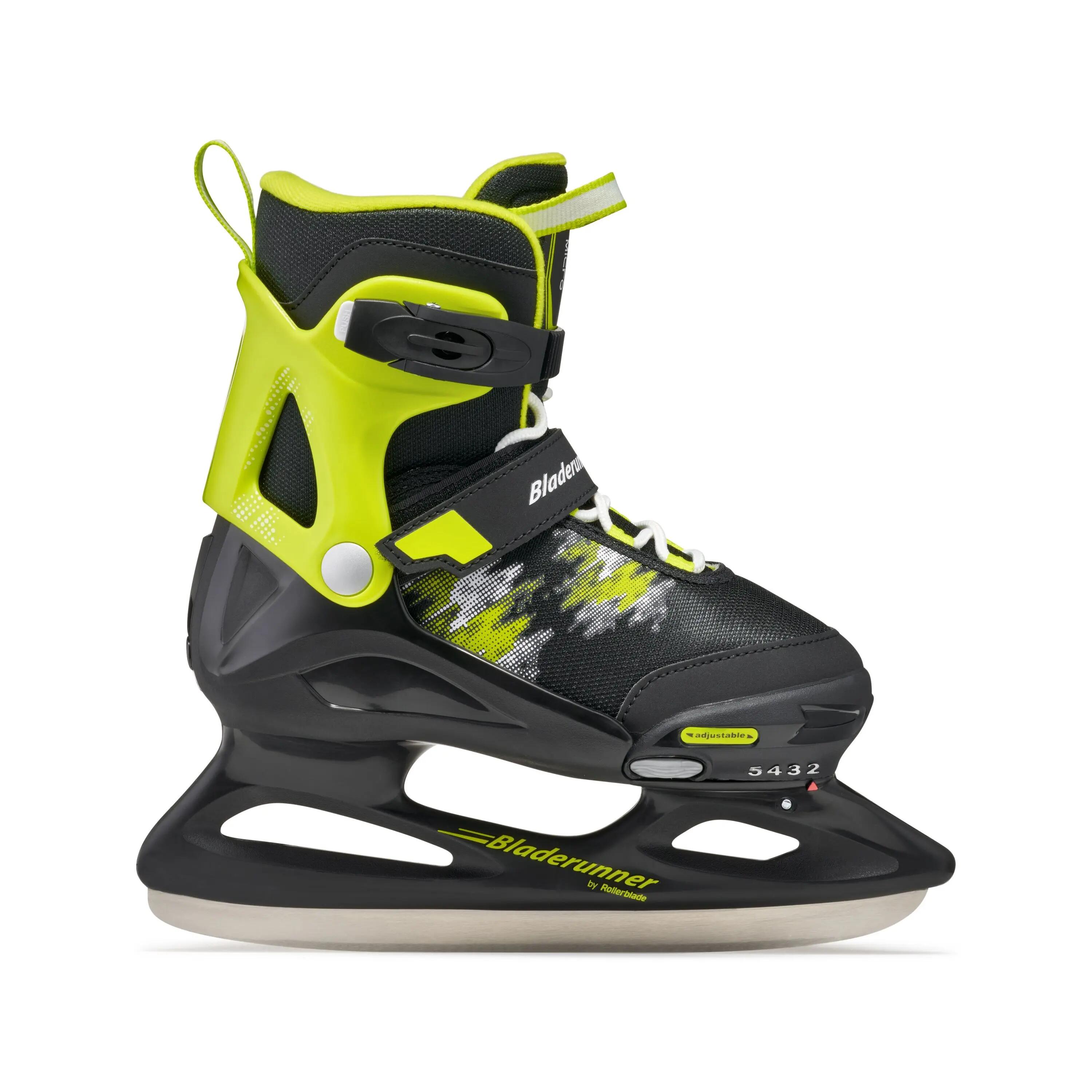 Micro ICE Jungen Kinderschlittschuh Schwarz/Limette EU 29-34 4/7